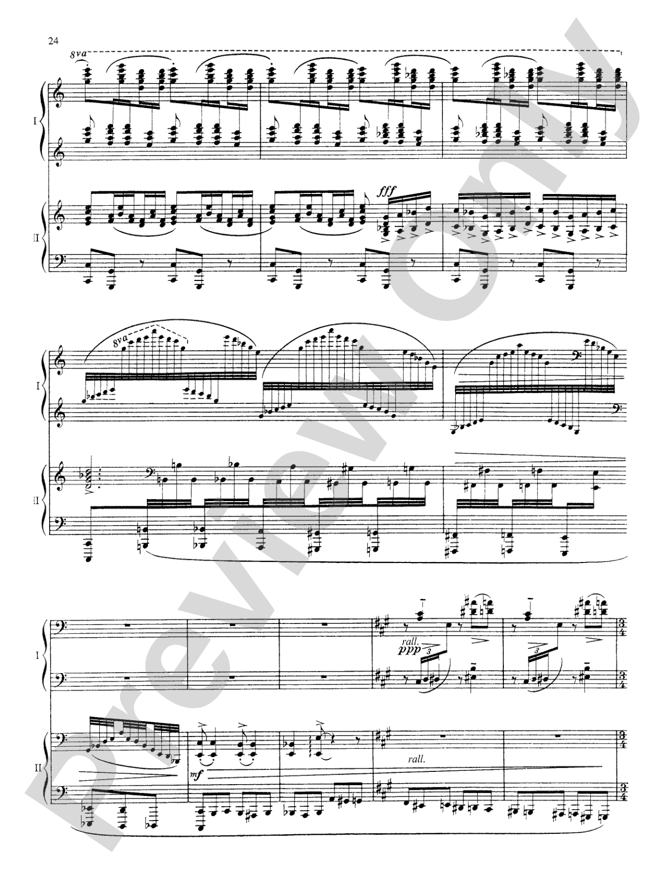 Ravel: Rhapsodie Espagnole: Piano Duet (1 Piano, 4 Hands)