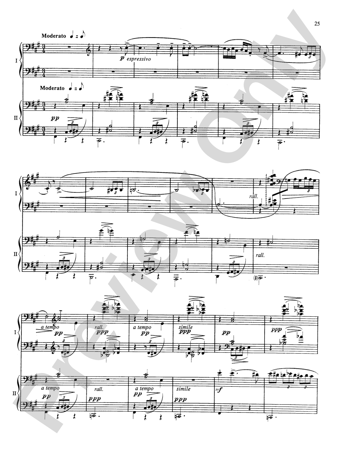 Ravel: Rhapsodie Espagnole: Piano Duet (1 Piano, 4 Hands)