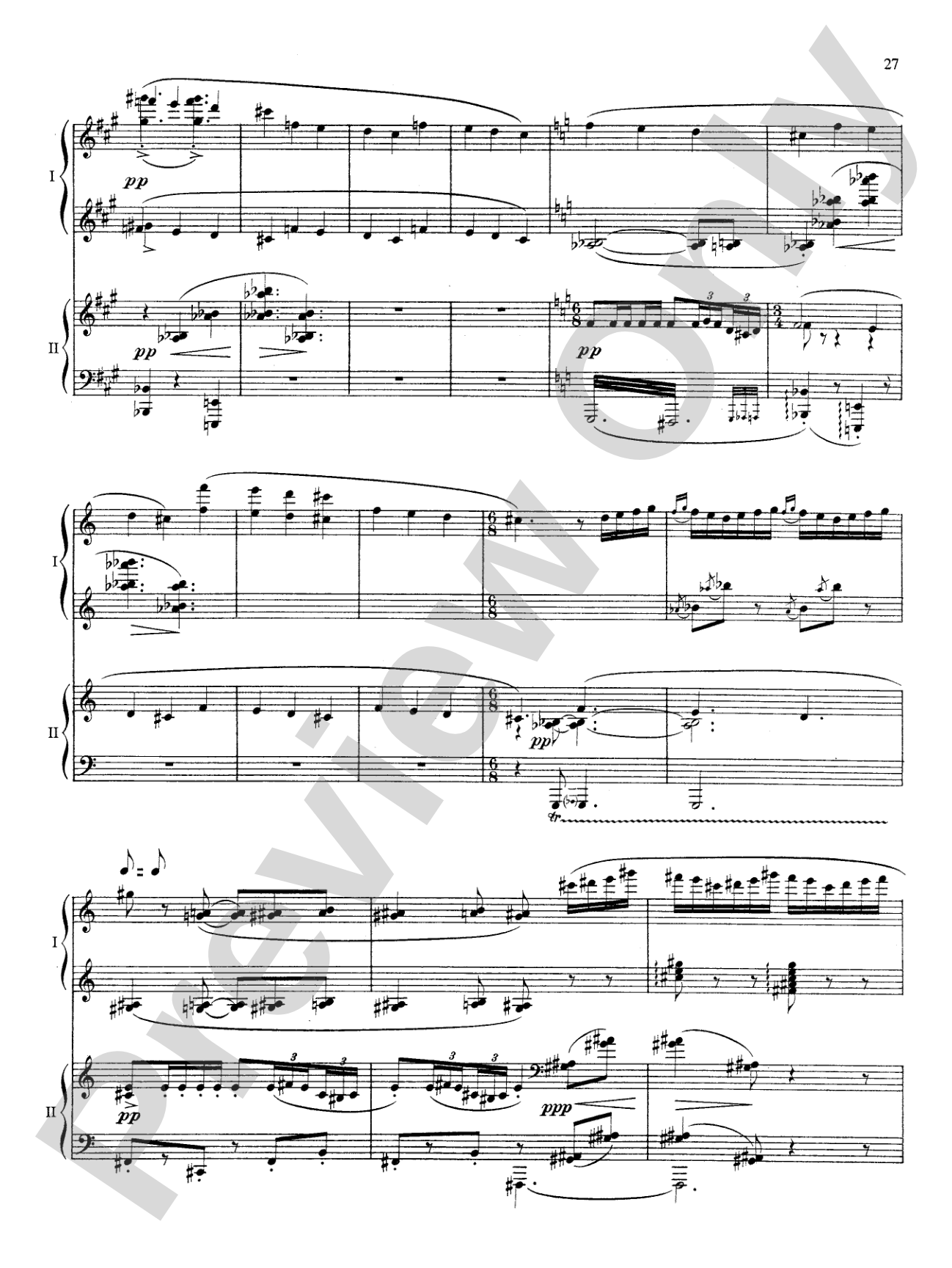 Ravel: Rhapsodie Espagnole: Piano Duet (1 Piano, 4 Hands)