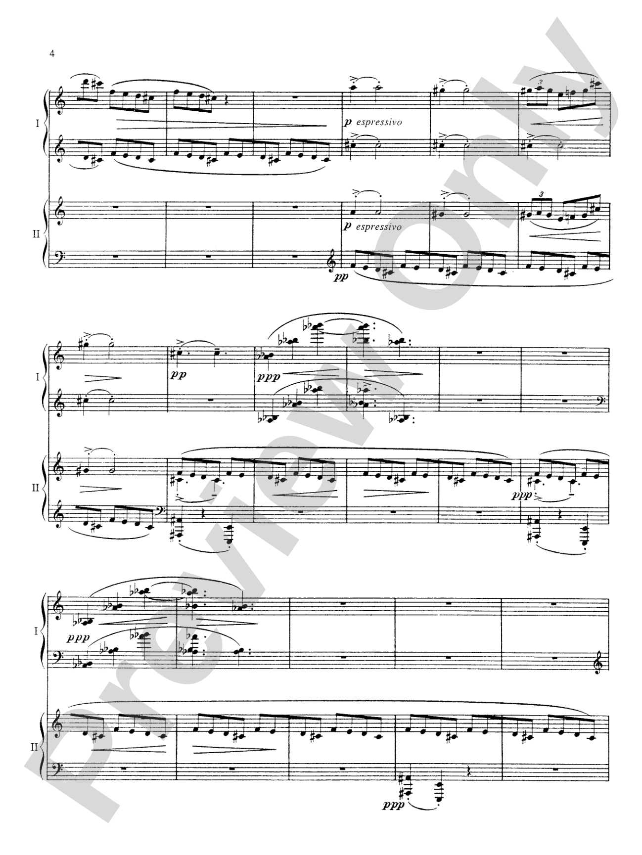 Ravel: Rhapsodie Espagnole: Piano Duet (1 Piano, 4 Hands)