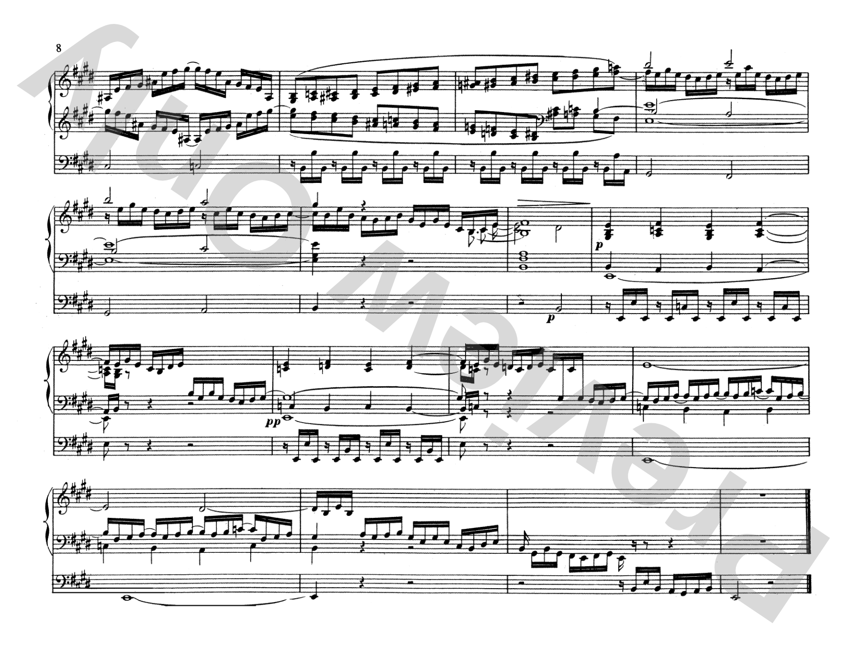 Saint-Saëns: Six Preludes and Fugues, Op. 99 and Op. 109: Organ Comb Bound Book