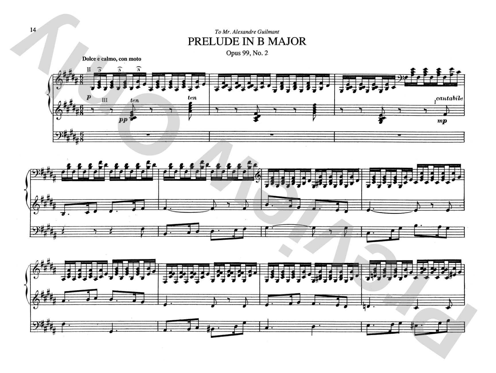 Saint-Saëns: Six Preludes and Fugues, Op. 99 and Op. 109