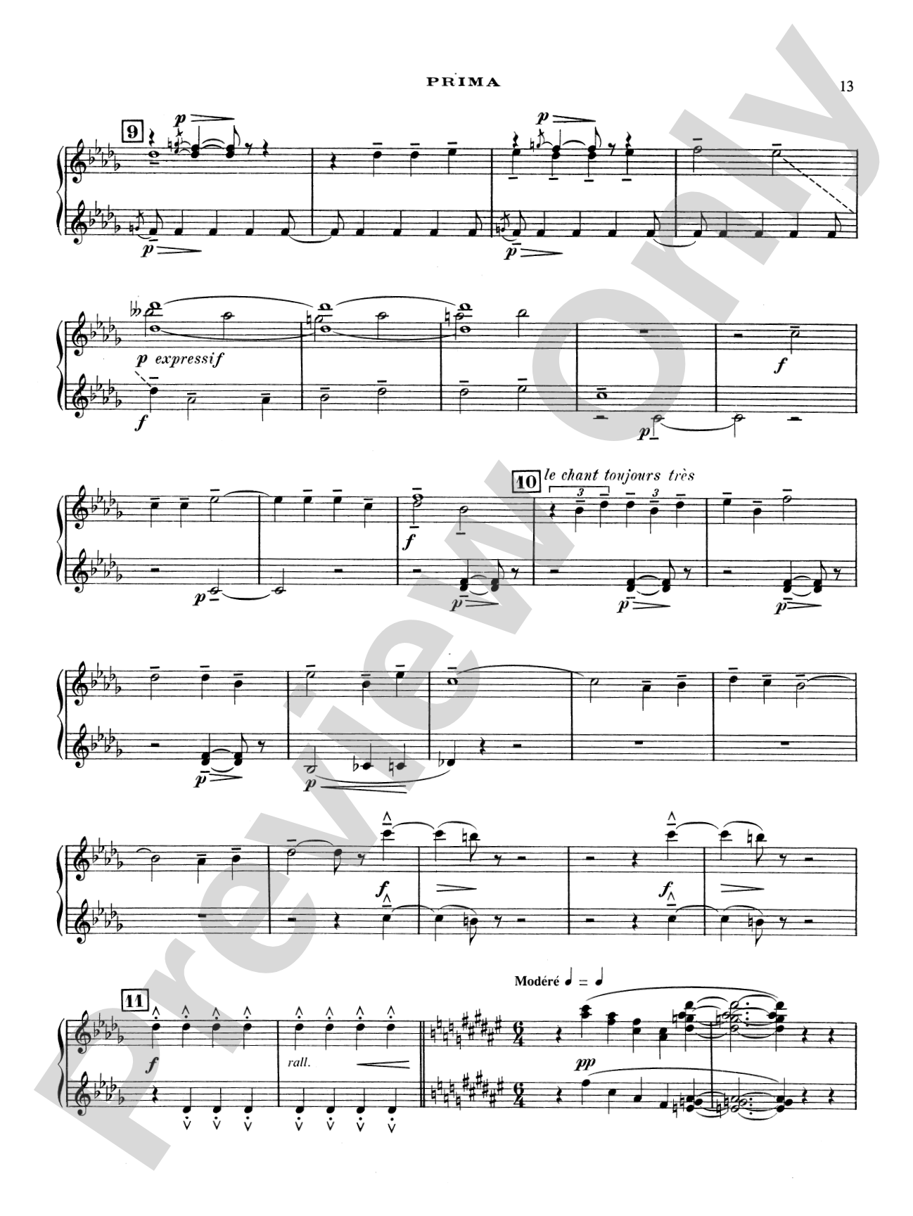 Debussy: Le Martyre de Saint Sébastien (Transcr. Roques): Piano Duet (1 Piano, 4 Hands)