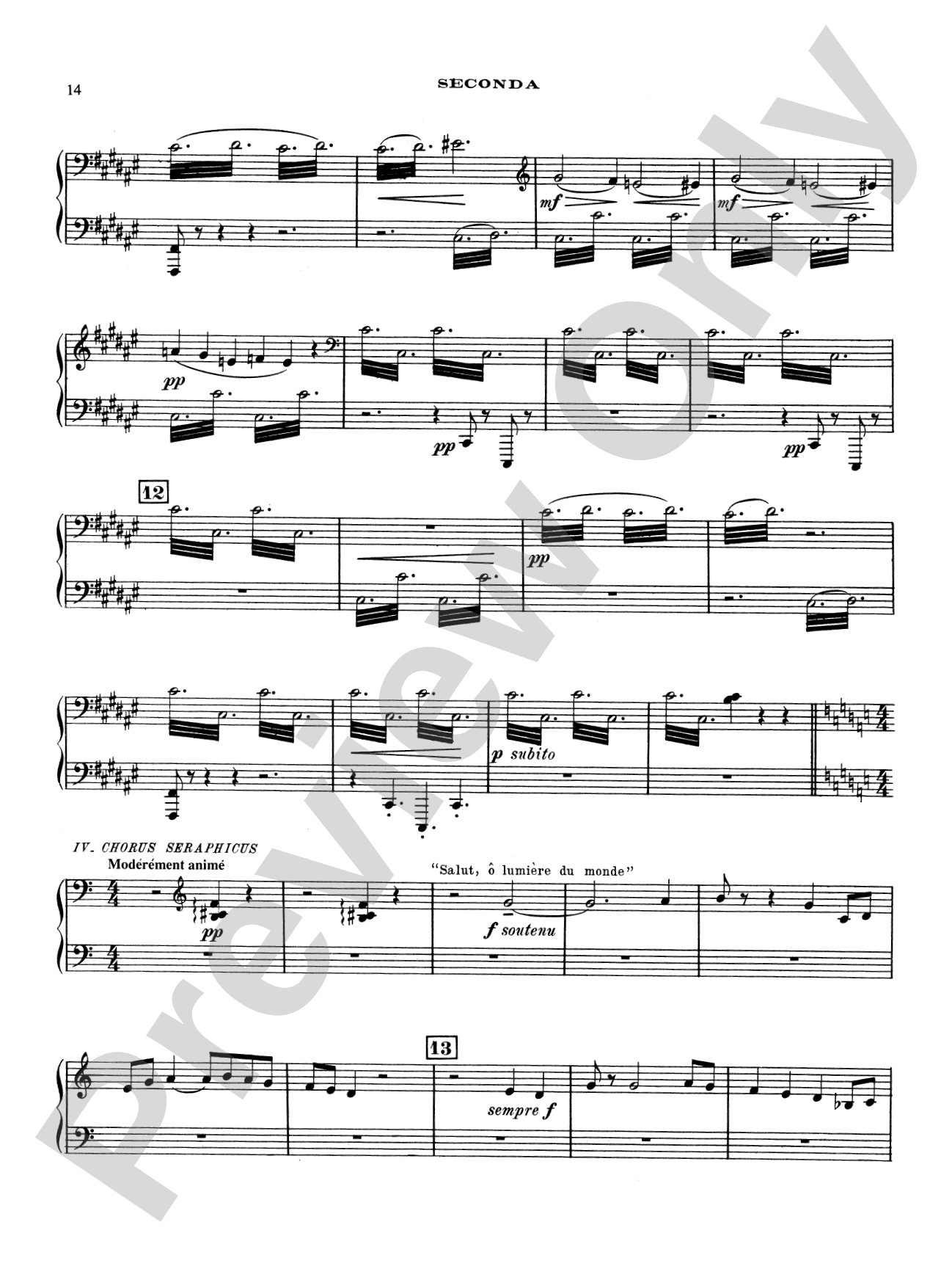 Debussy: Le Martyre de Saint Sébastien (Transcr. Roques): Piano Duet (1 Piano, 4 Hands)