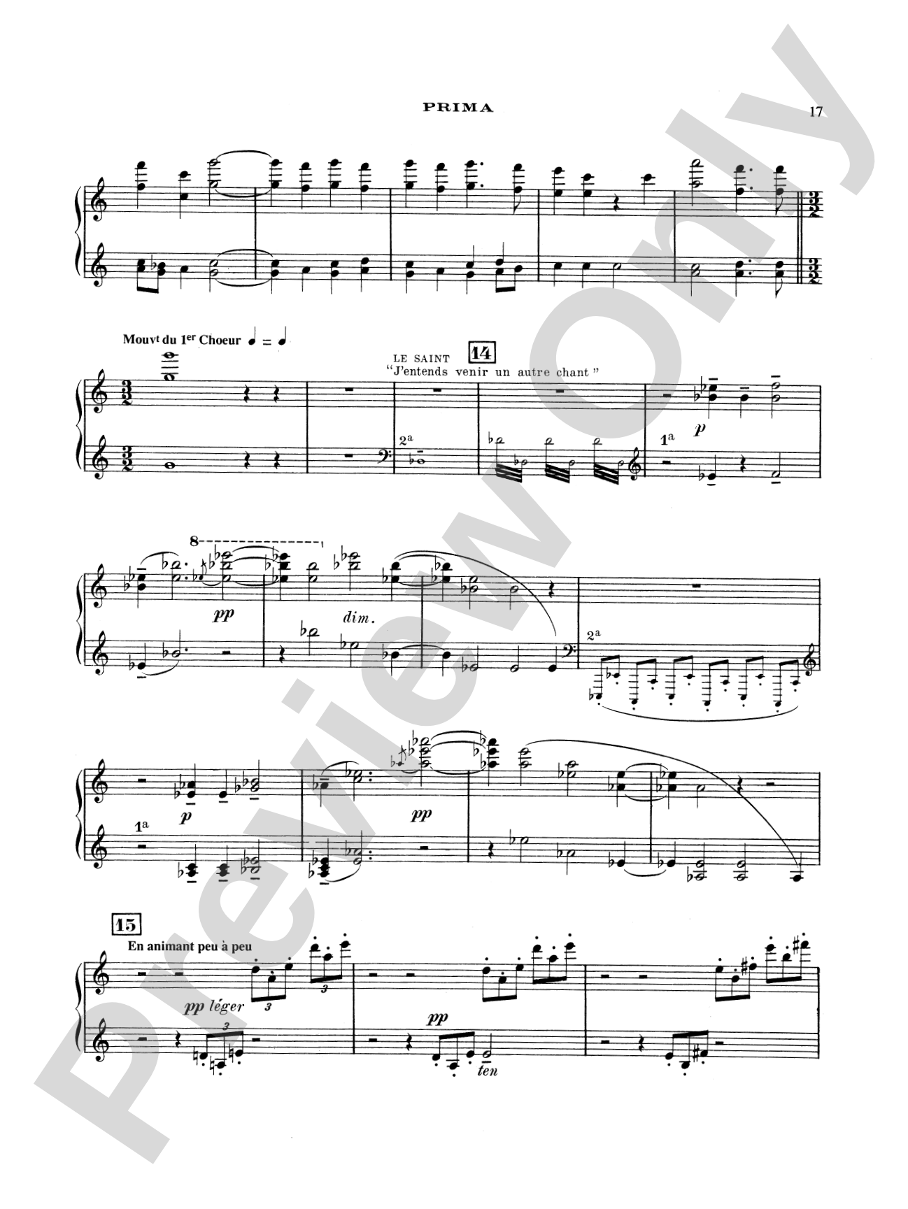 Debussy: Le Martyre de Saint Sébastien (Transcr. Roques): Piano Duet (1 Piano, 4 Hands)