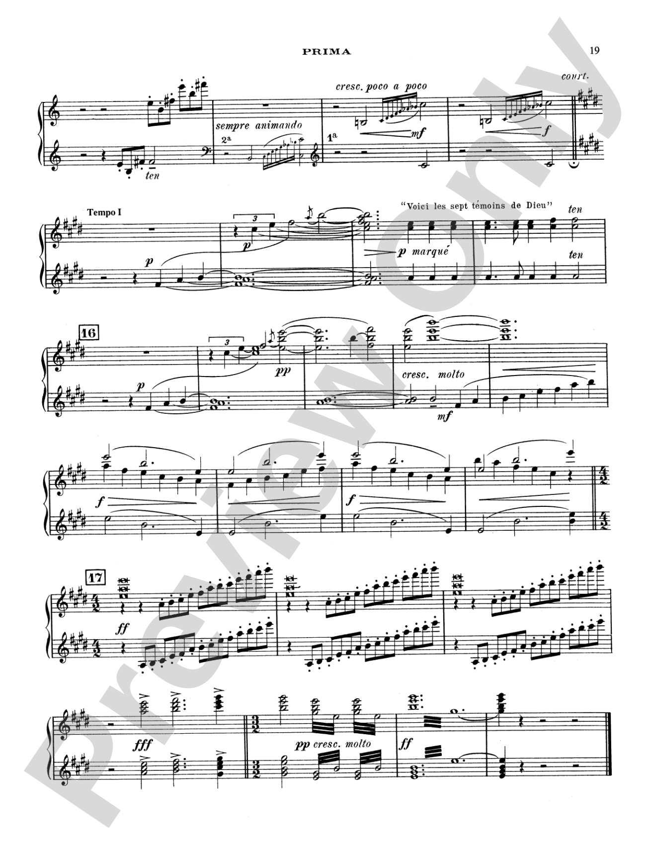 Debussy: Le Martyre de Saint Sébastien (Transcr. Roques): Piano Duet (1 Piano, 4 Hands)