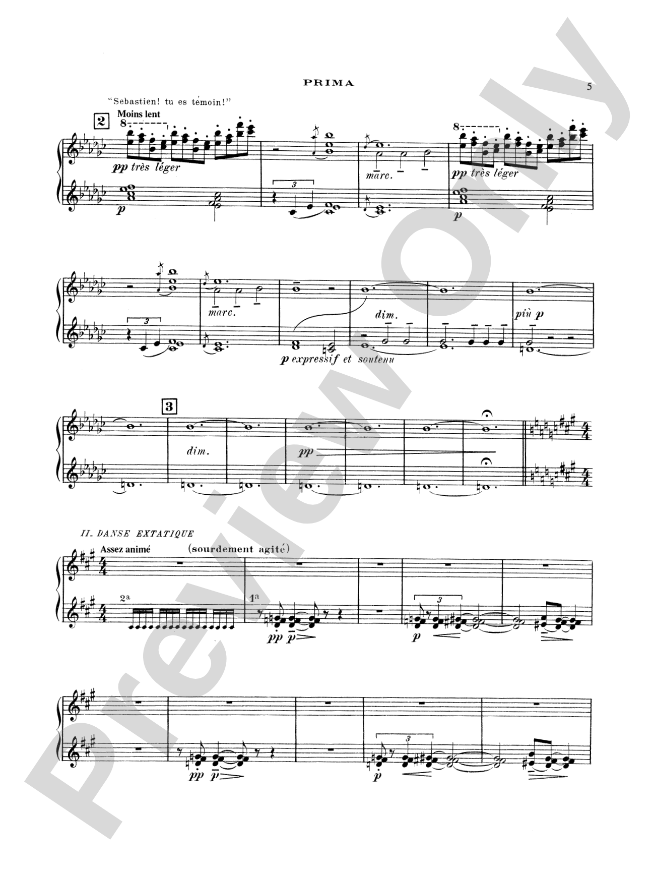 Debussy: Le Martyre de Saint Sébastien (Transcr. Roques)