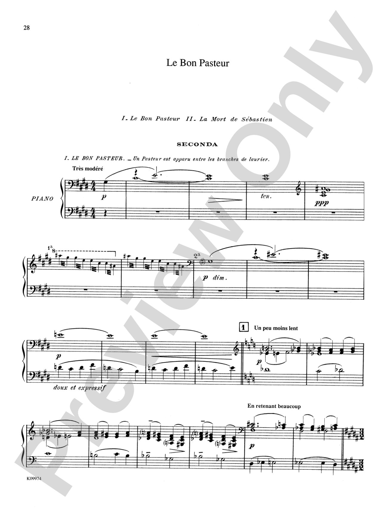 Debussy: Le Martyre de Saint Sébastien (Transcr. Roques)