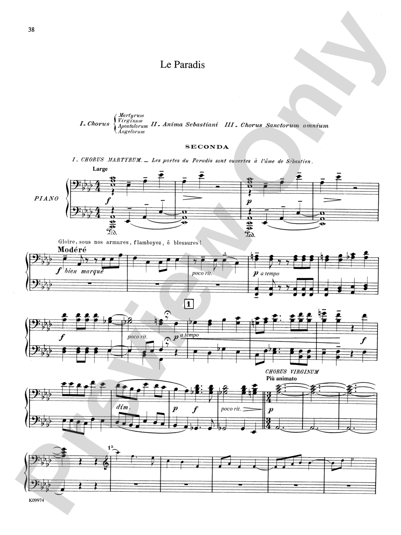 Debussy: Le Martyre de Saint Sébastien (Transcr. Roques)