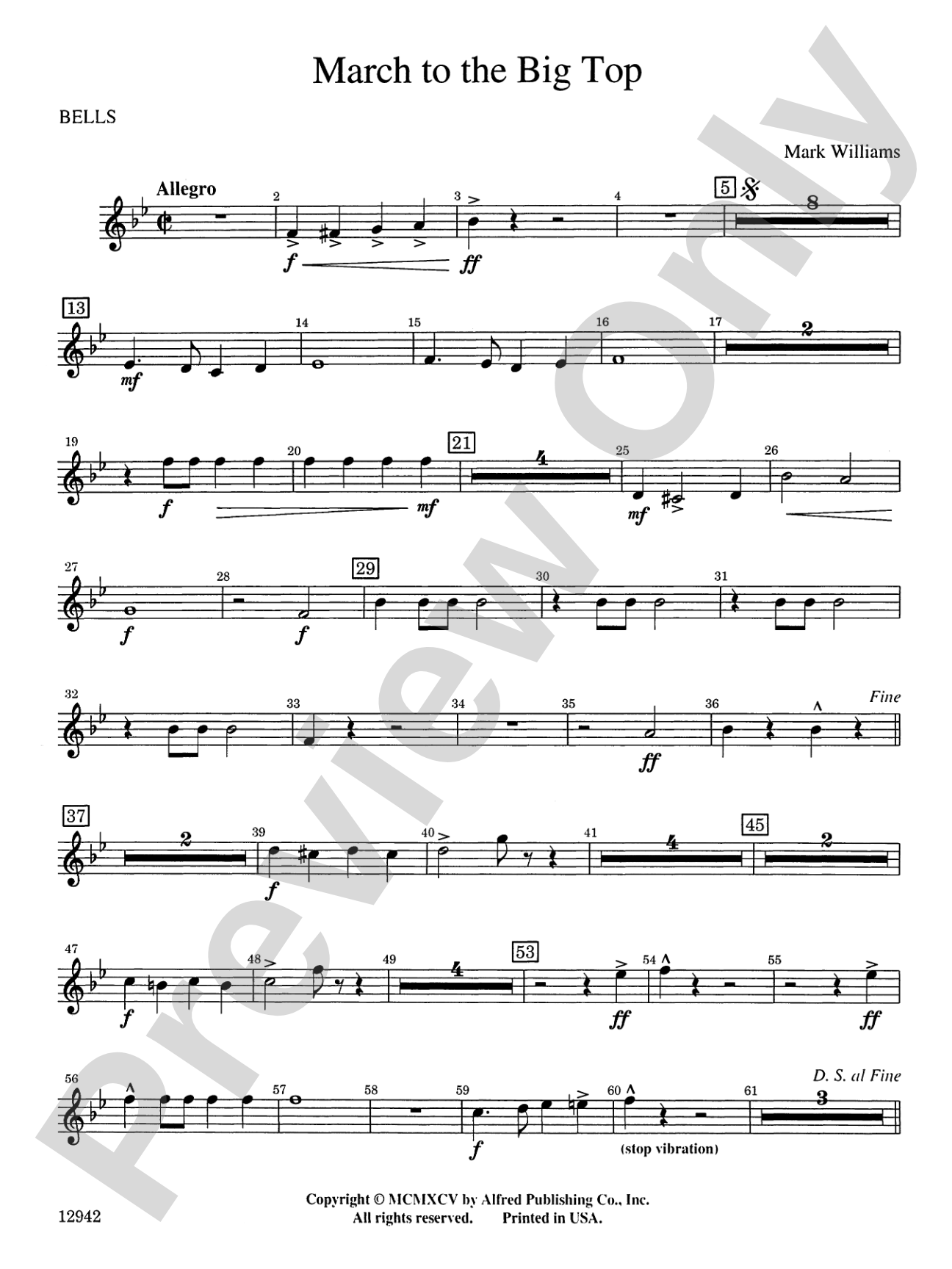 March to the Big Top: Bells