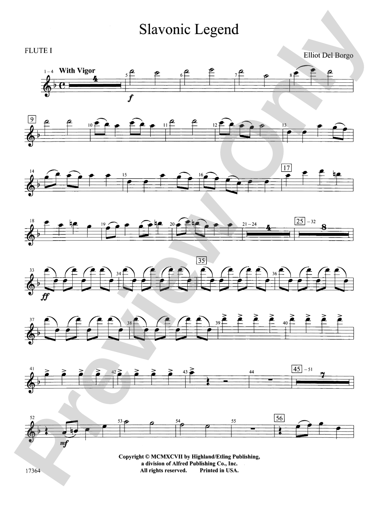 Slavonic Legend: Flute