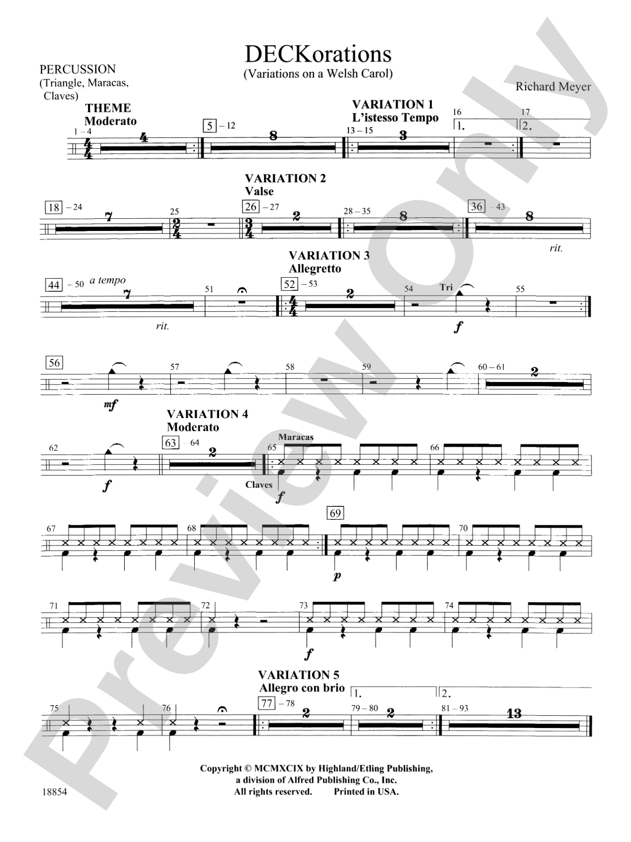 DECKorations: 1st Percussion
