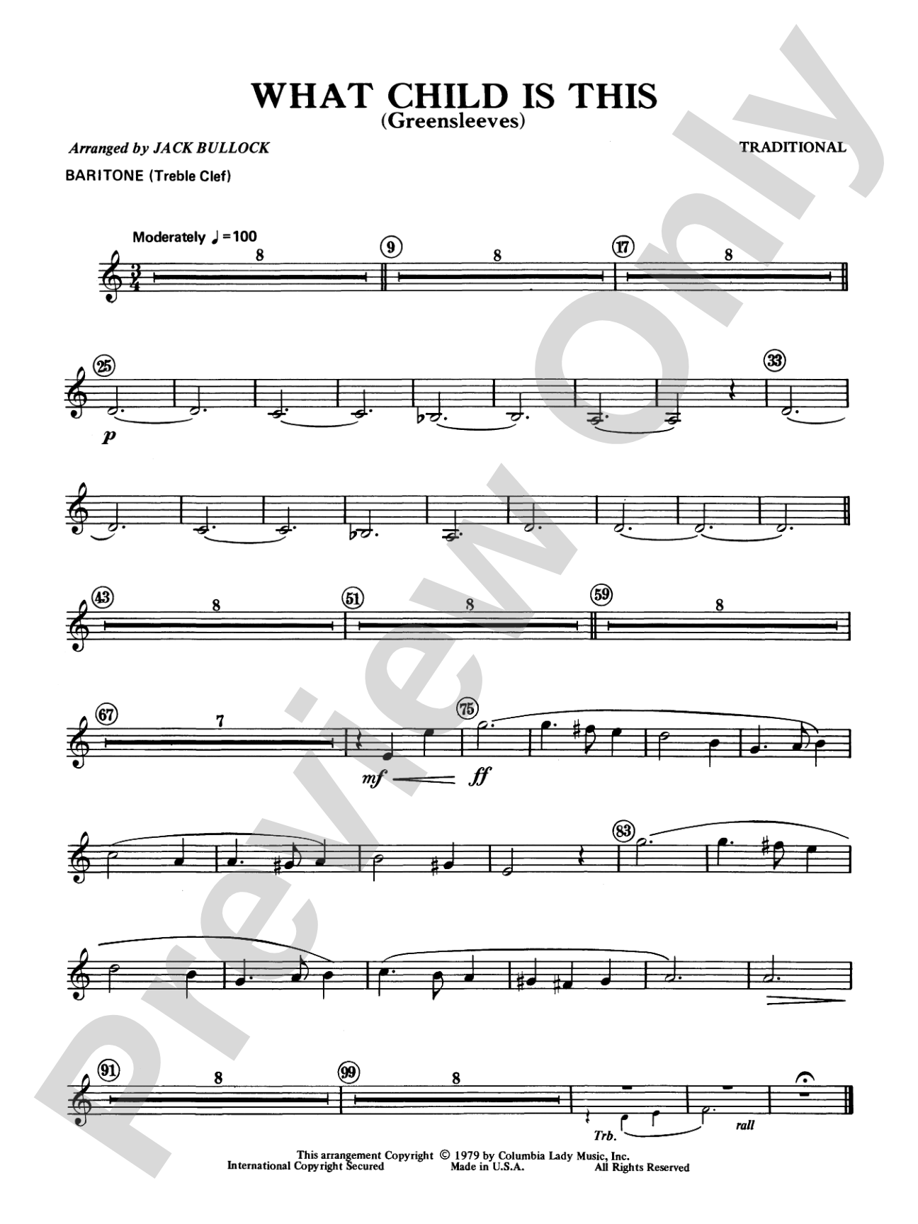 What Child Is This?: Baritone T.C.