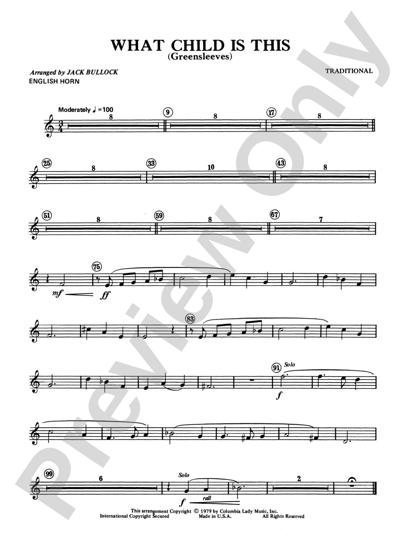 What Child Is This?: English Horn