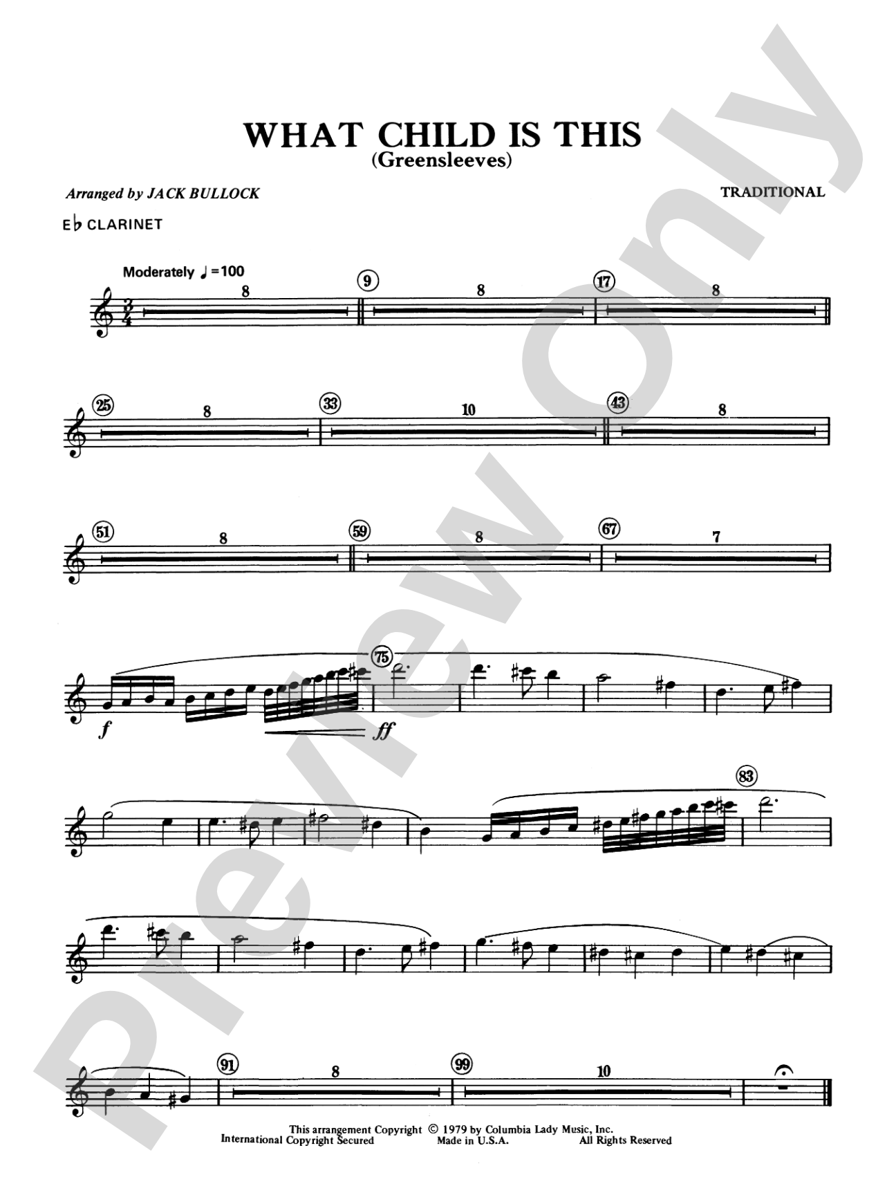 What Child Is This?: E-flat Soprano Clarinet