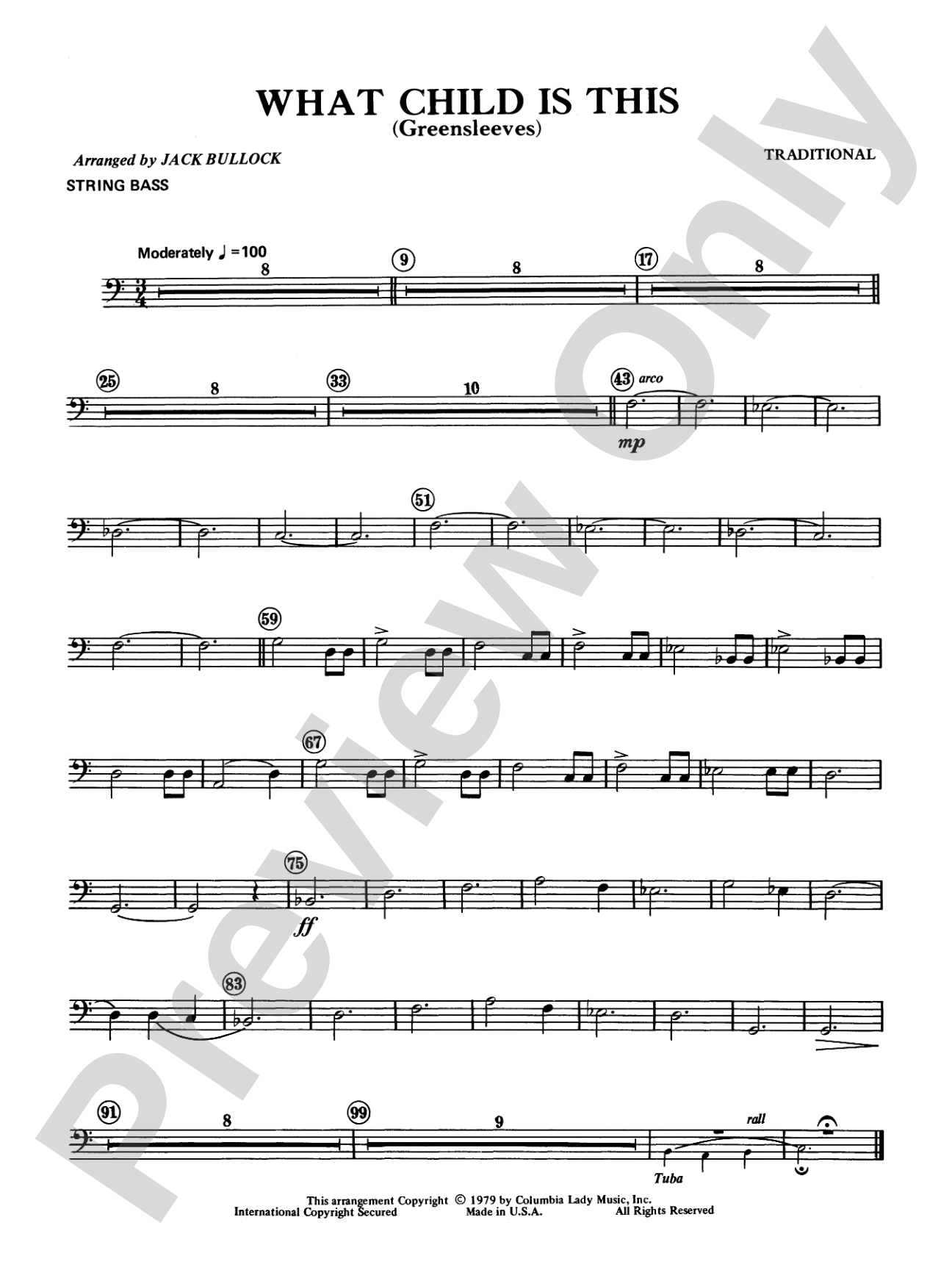 What Child Is This?: Bass 1