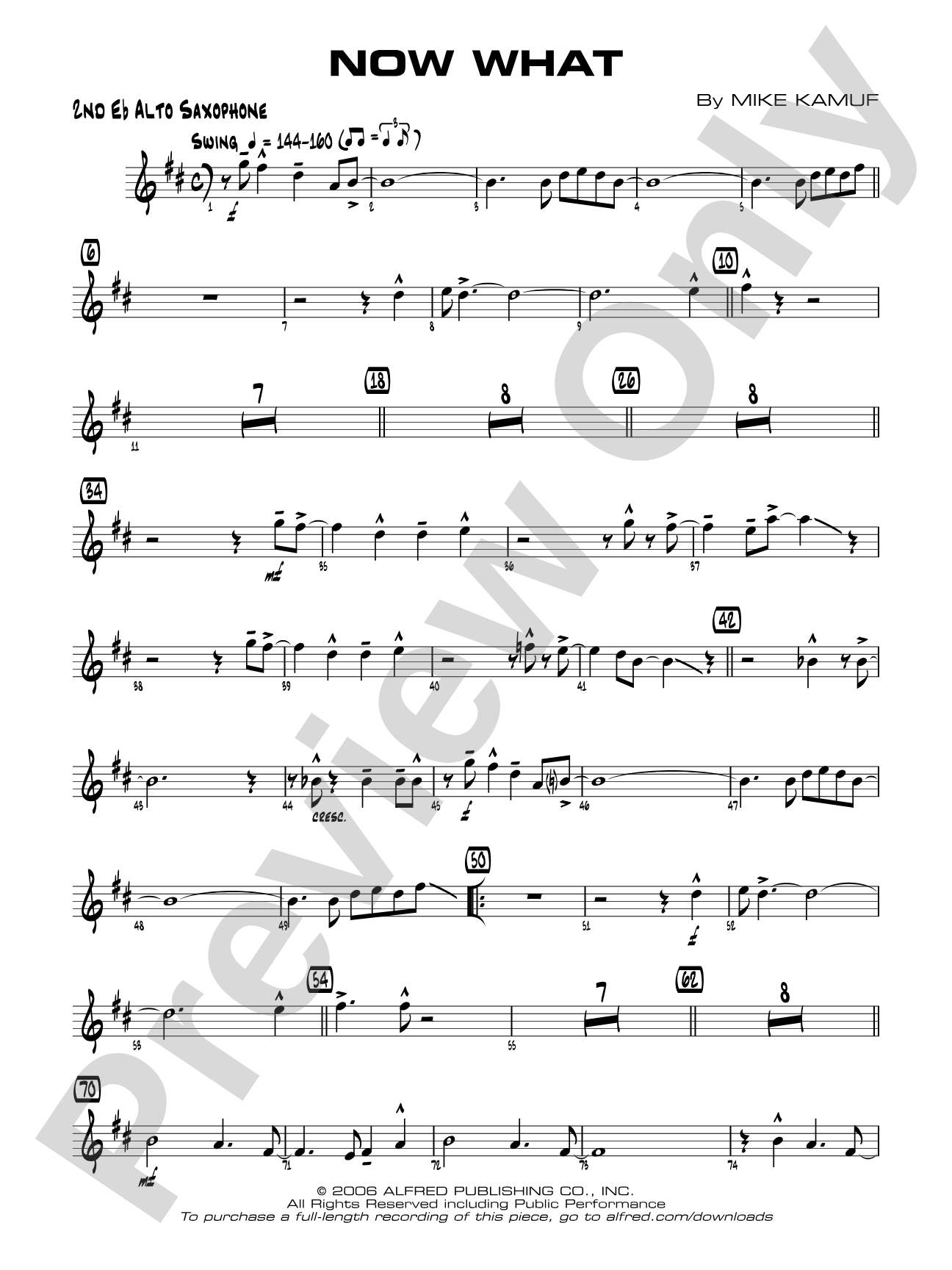 Now What: 2nd E-flat Alto Saxophone