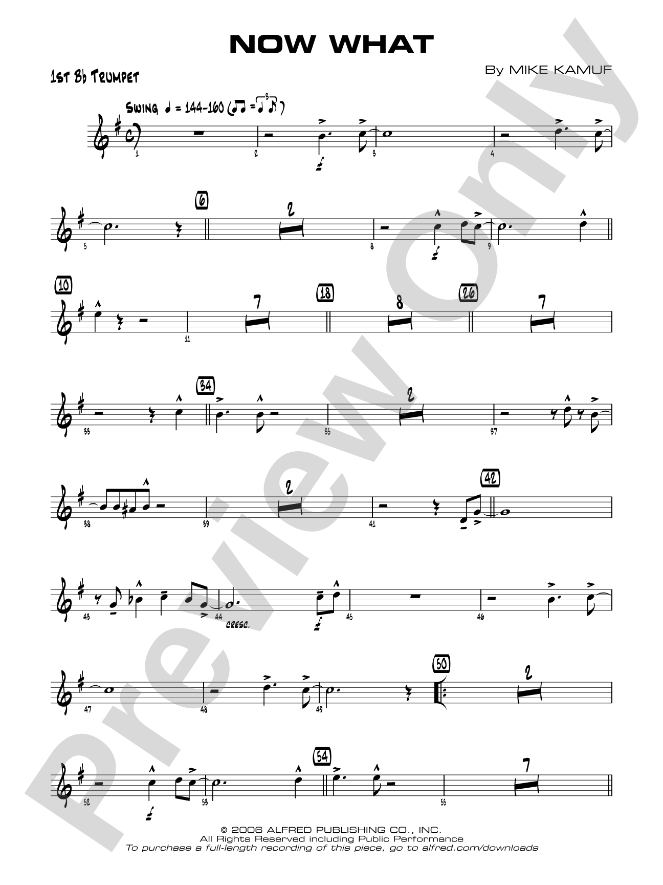 Now What: 1st B-flat Trumpet