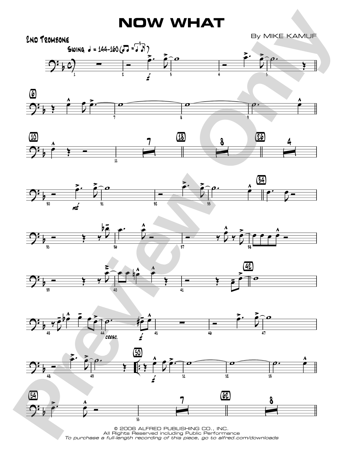 Now What: 2nd Trombone