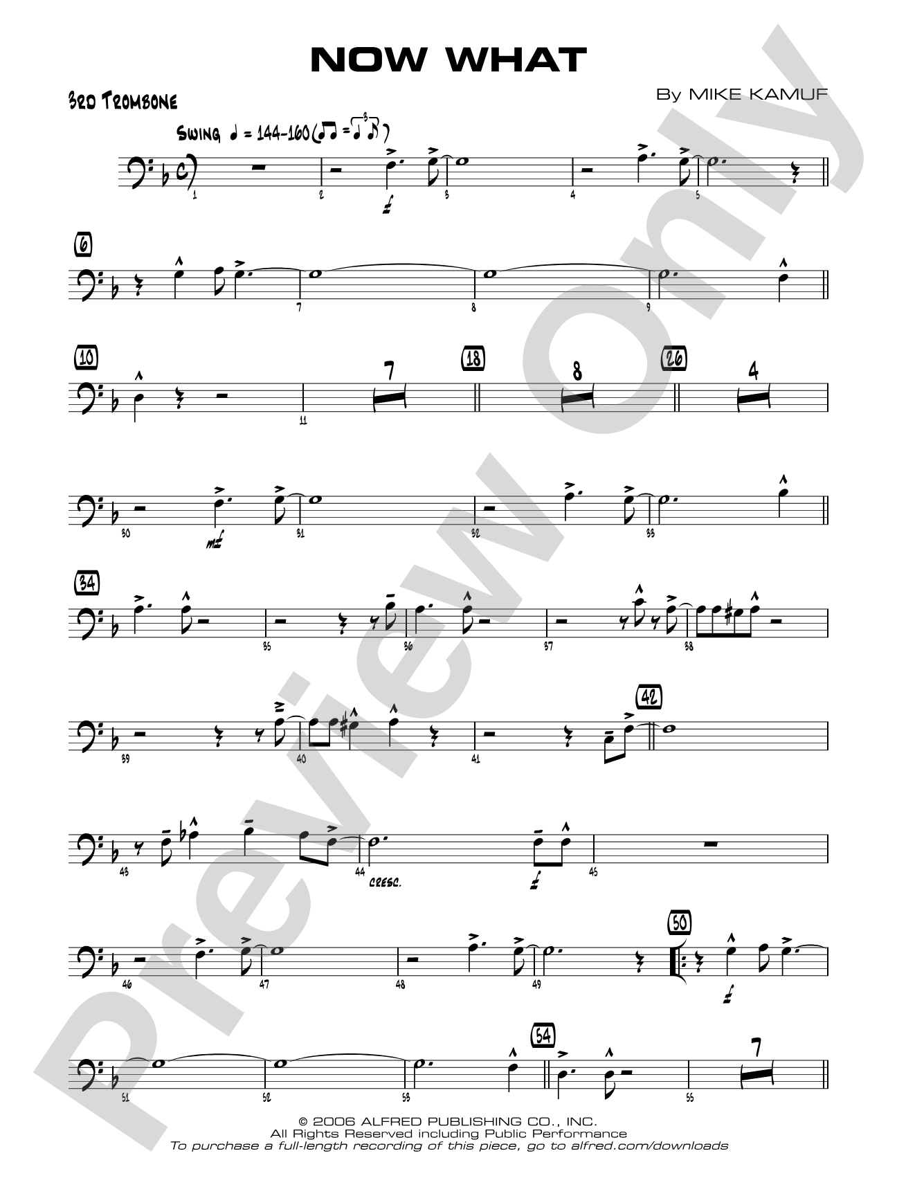 Now What: 3rd Trombone