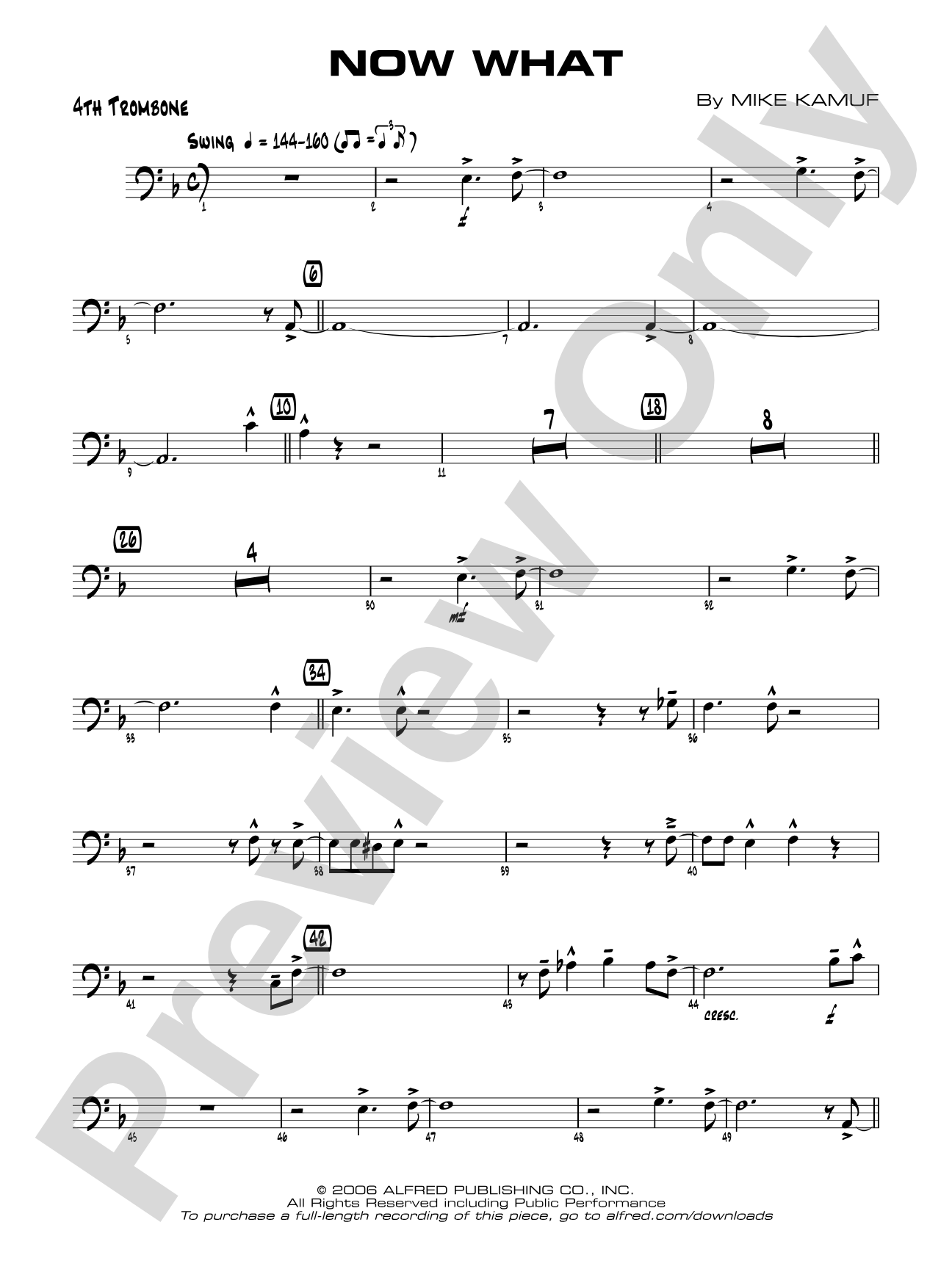 Now What: 4th Trombone