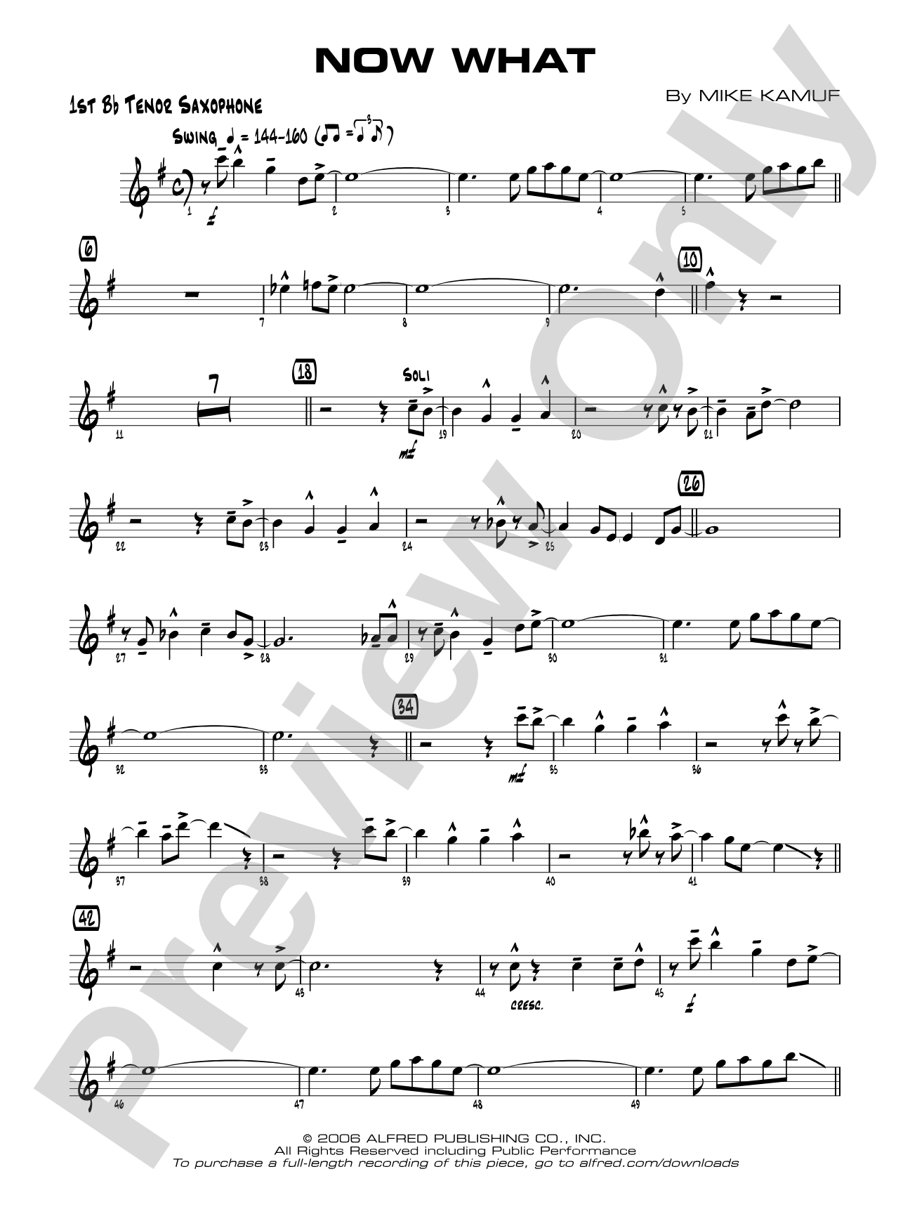 Now What: B-flat Tenor Saxophone