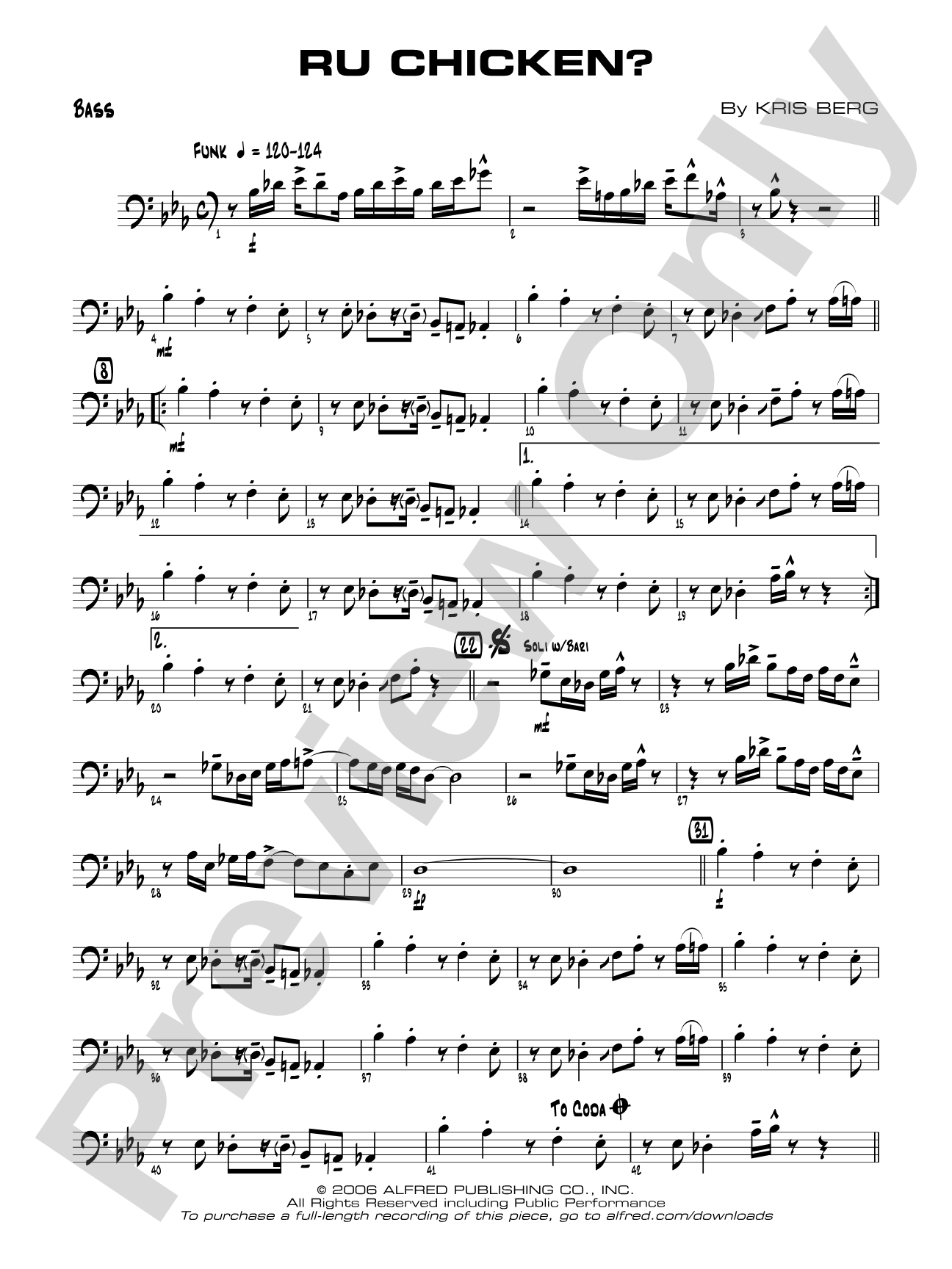 R U Chicken?: String Bass