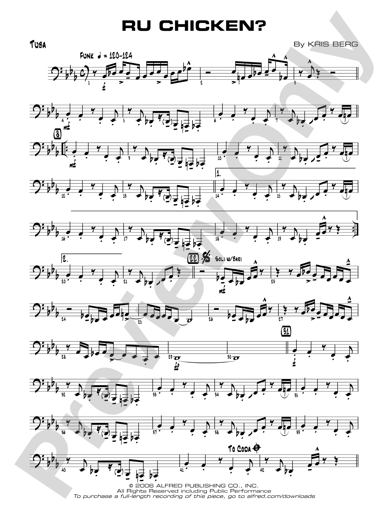 R U Chicken?: Tuba
