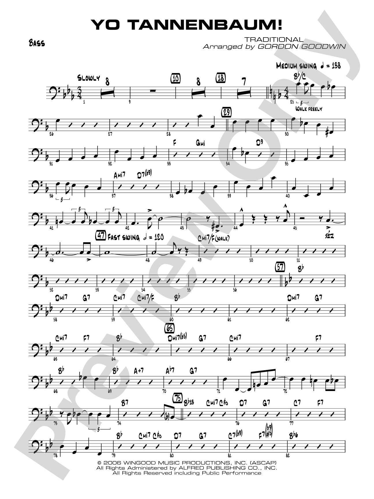 Yo Tannenbaum!: String Bass