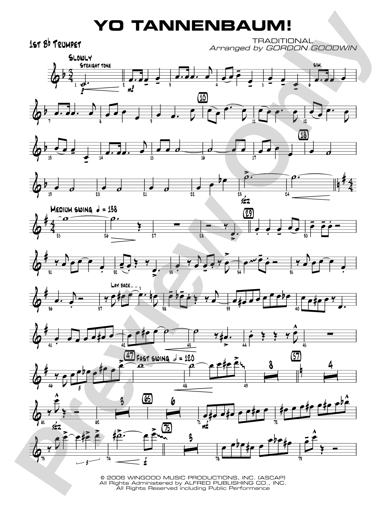 Yo Tannenbaum!: 1st B-flat Trumpet