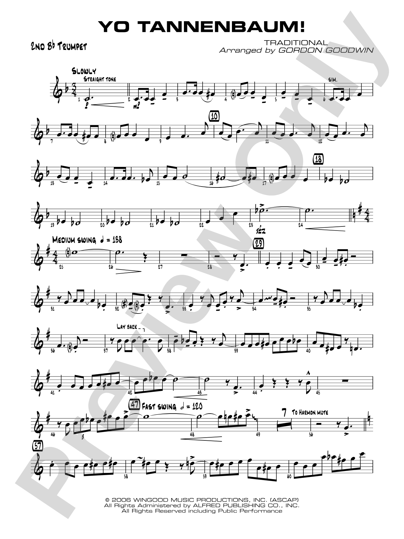 Yo Tannenbaum!: 2nd B-flat Trumpet