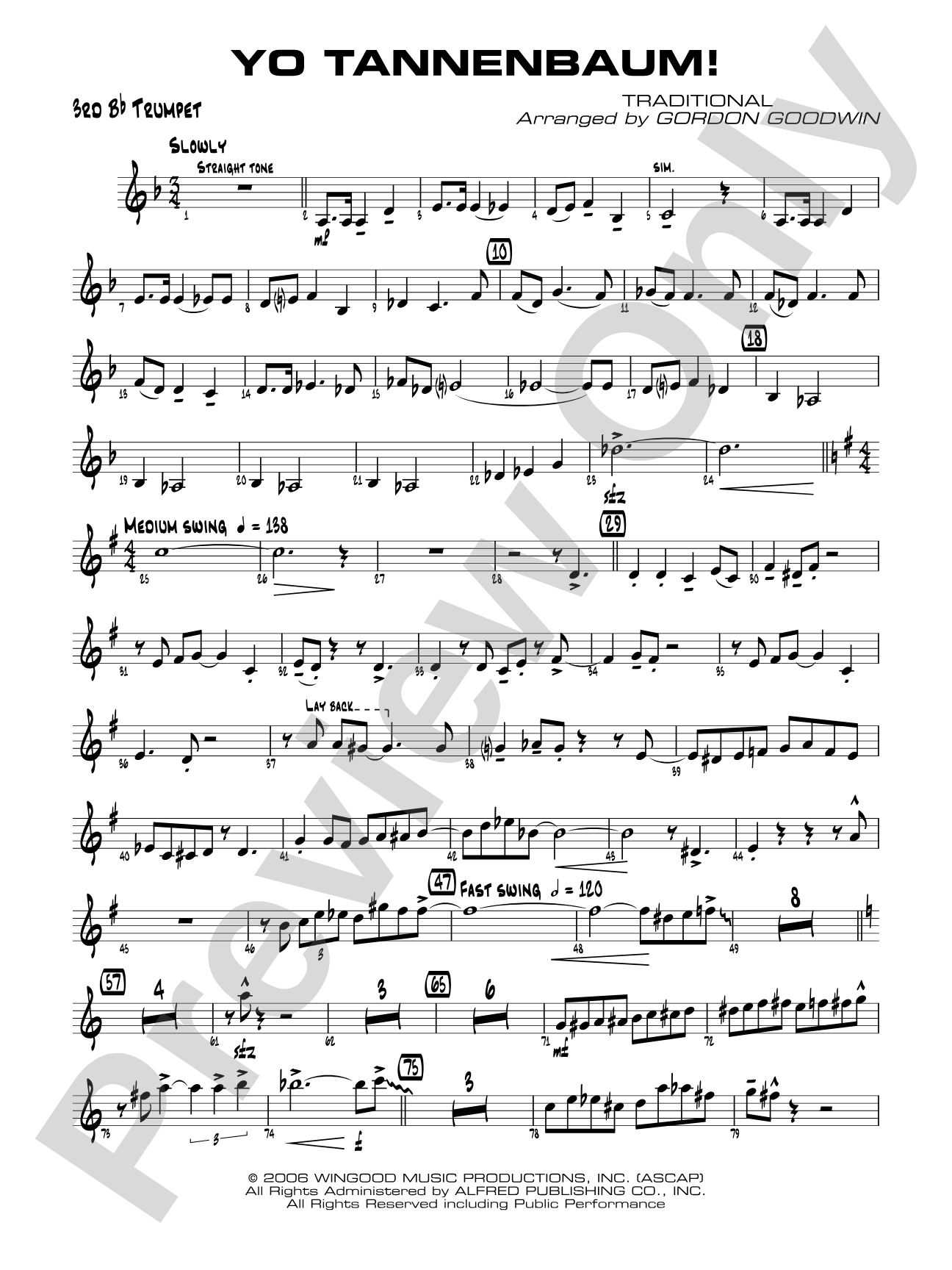 Yo Tannenbaum!: 3rd B-flat Trumpet