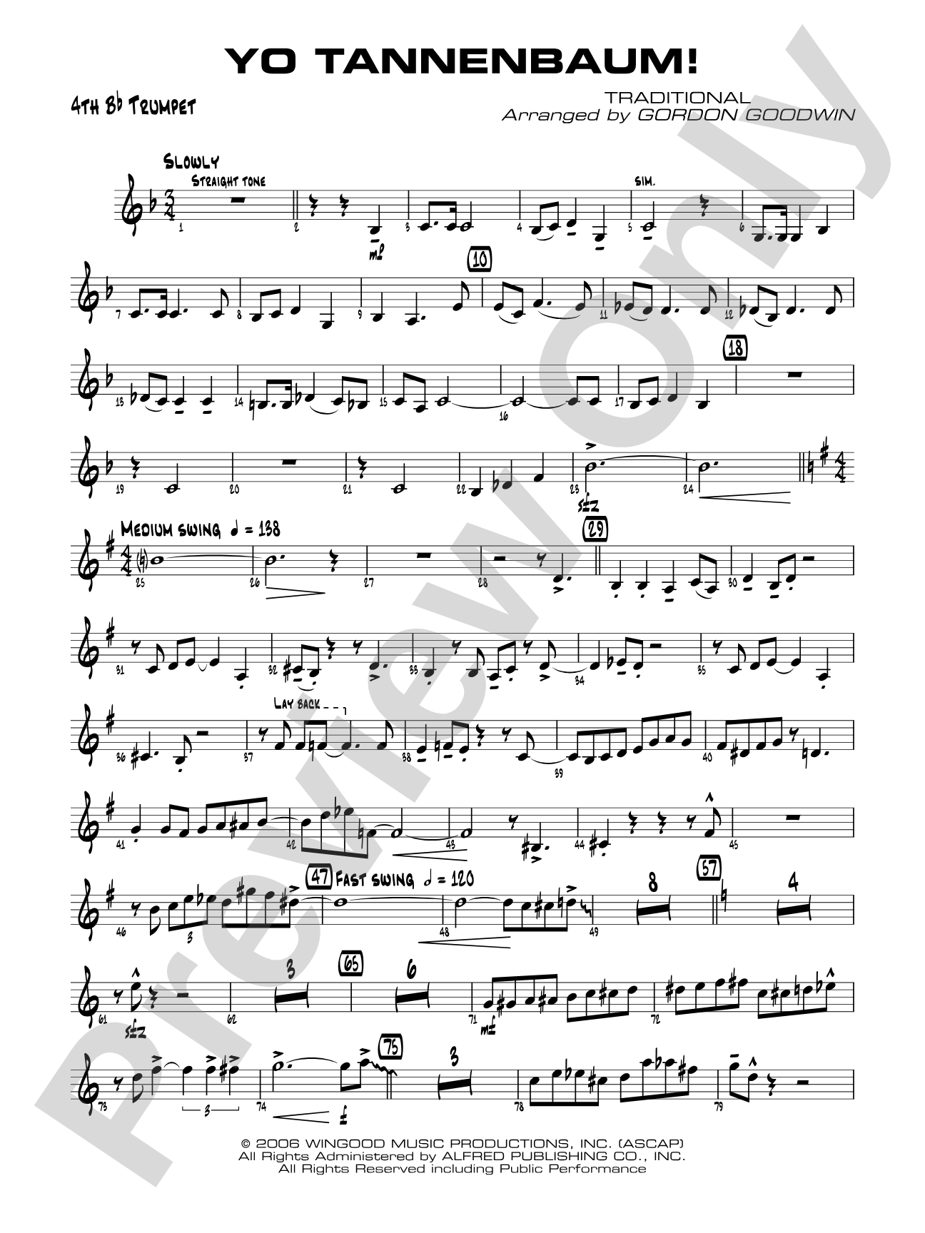 Yo Tannenbaum!: 4th B-flat Trumpet