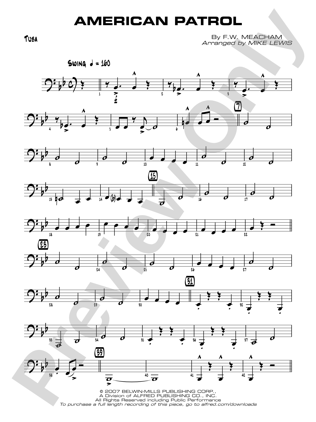 American Patrol: Tuba