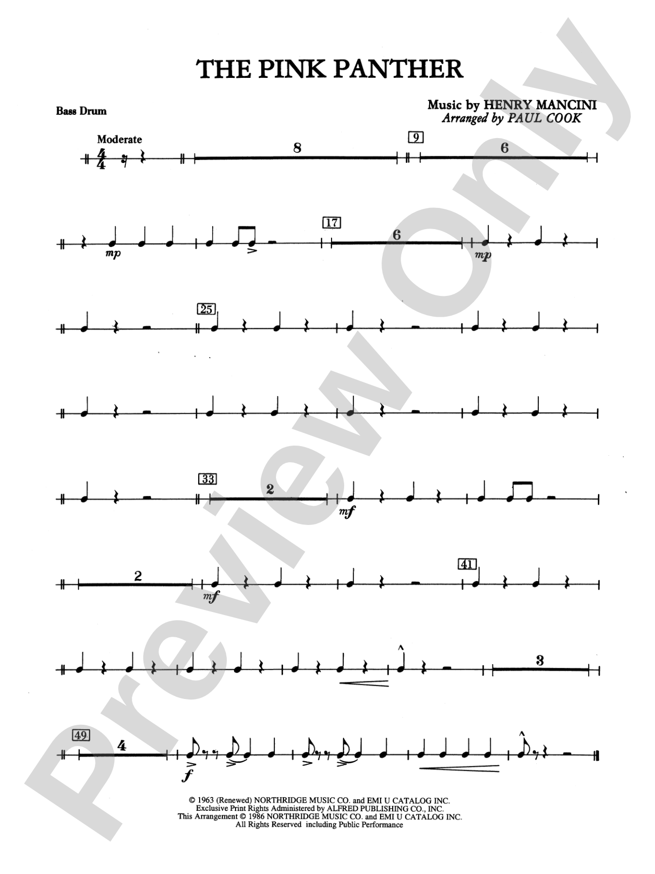The Pink Panther: Bass Drum
