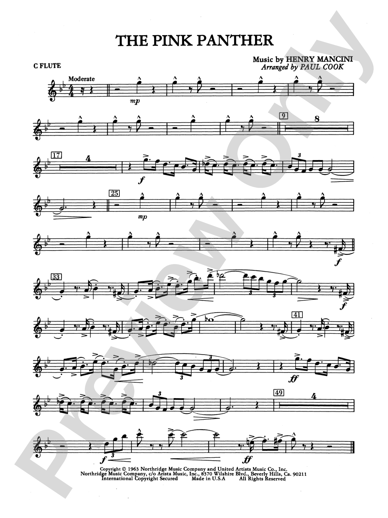 The Pink Panther: Flute