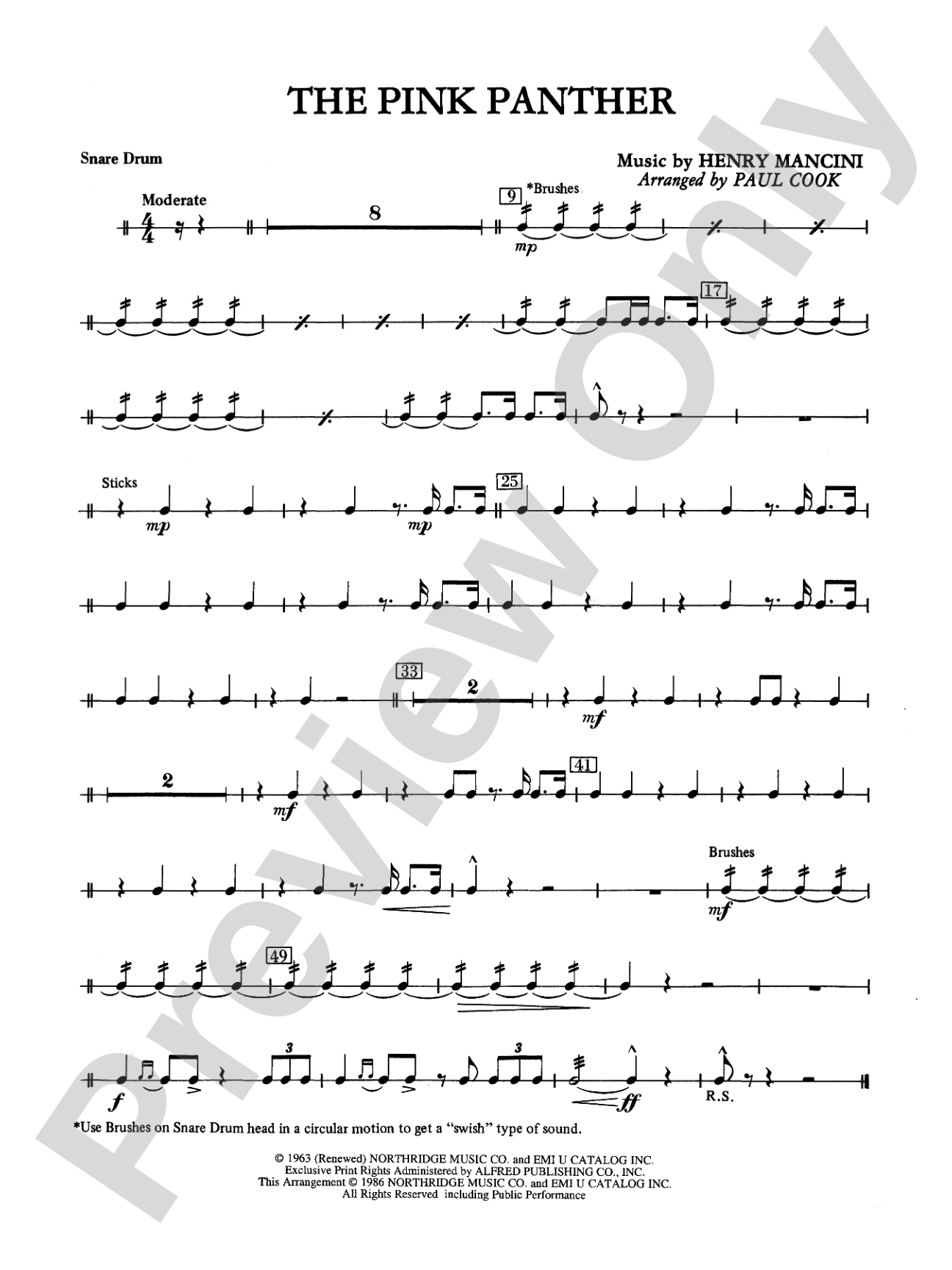 The Pink Panther: Snare Drum