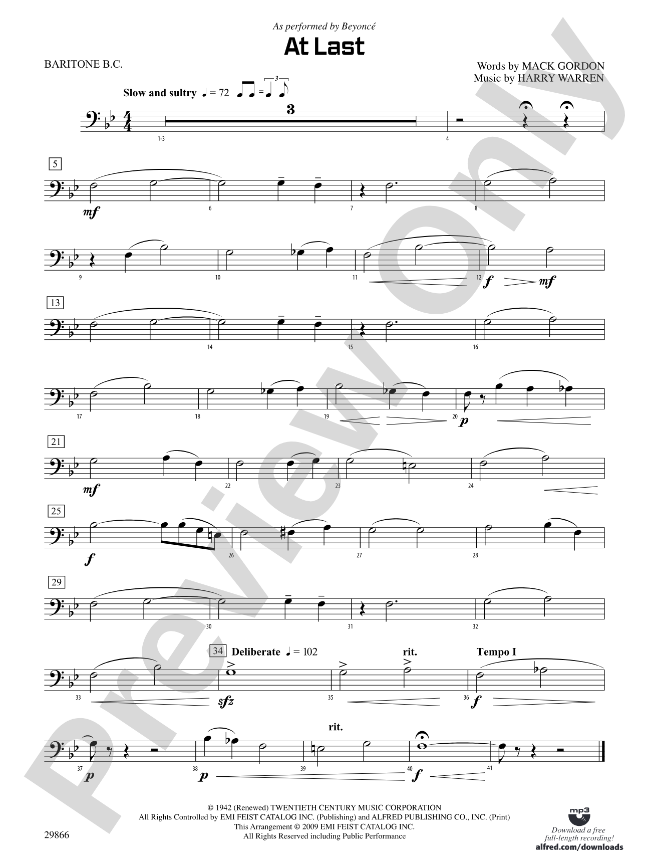 At Last: Baritone B.C.