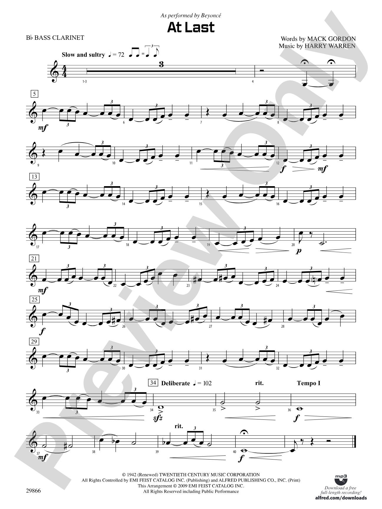 At Last: B-flat Bass Clarinet