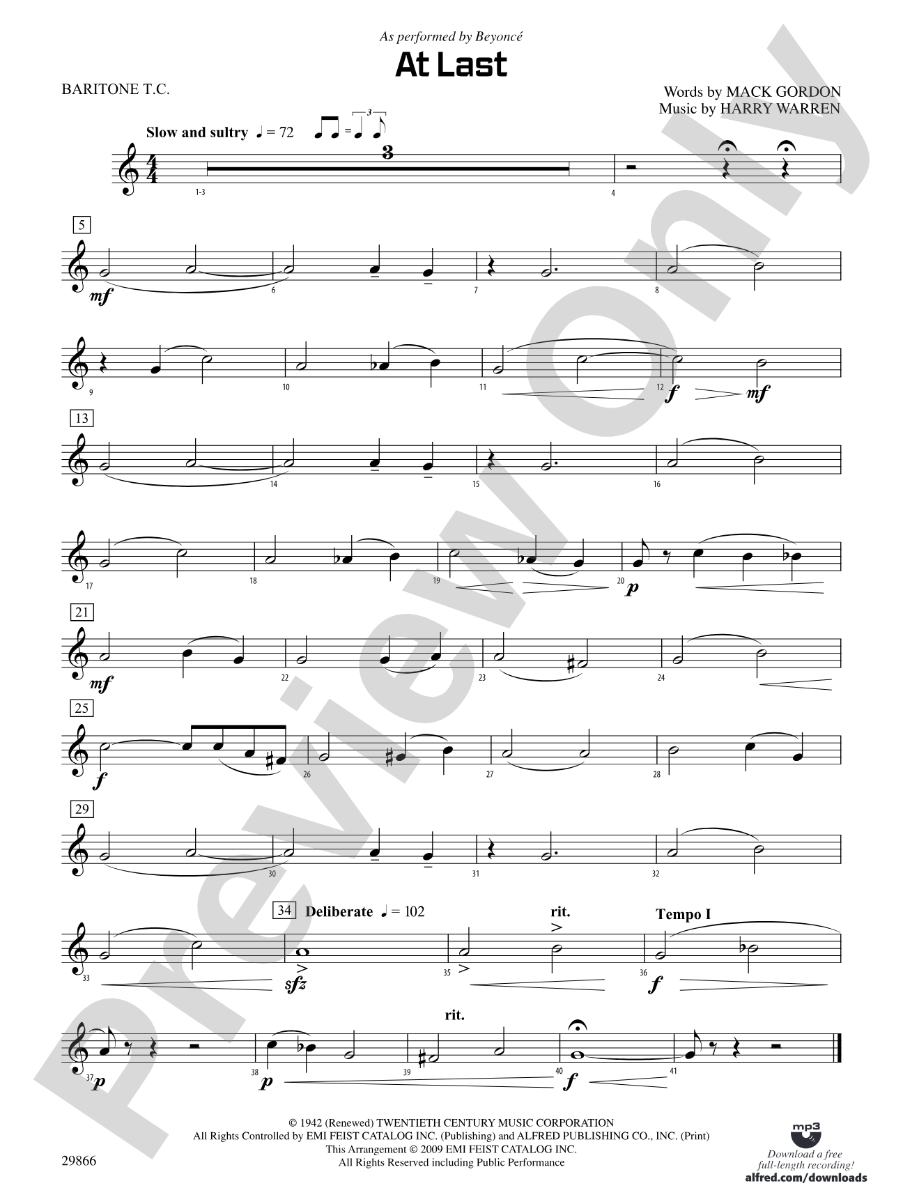 At Last: Baritone T.C.