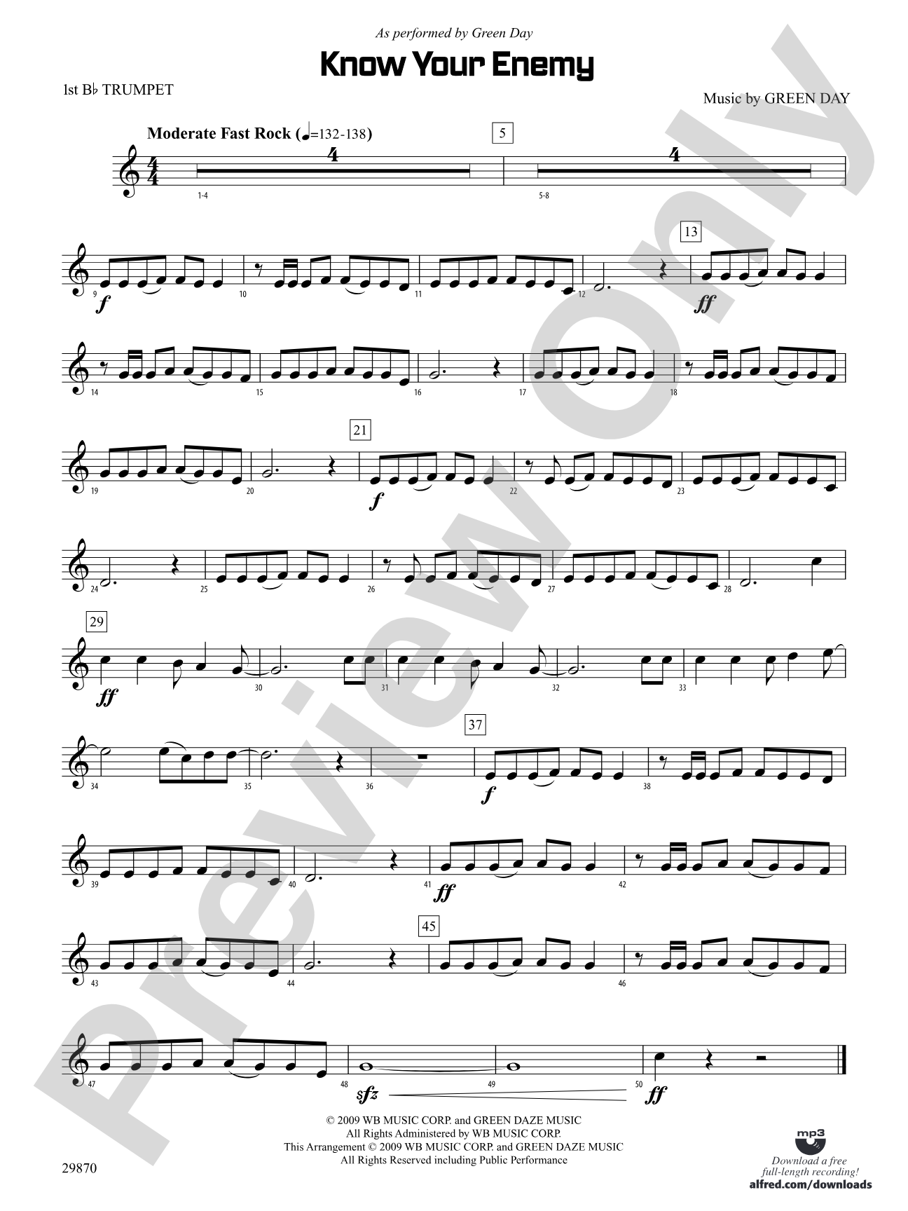 Know Your Enemy: 1st B-flat Trumpet