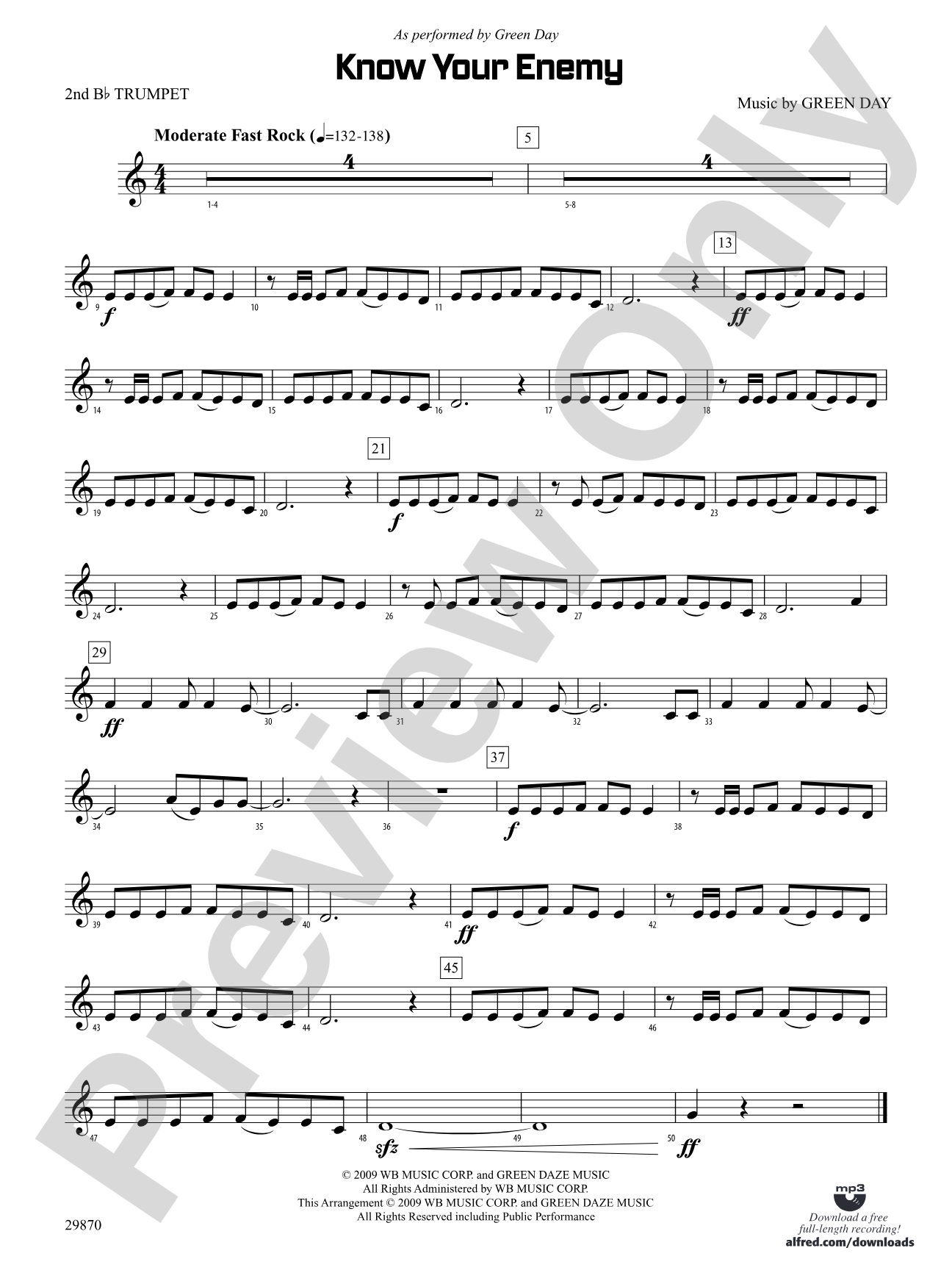 Know Your Enemy: 2nd B-flat Trumpet