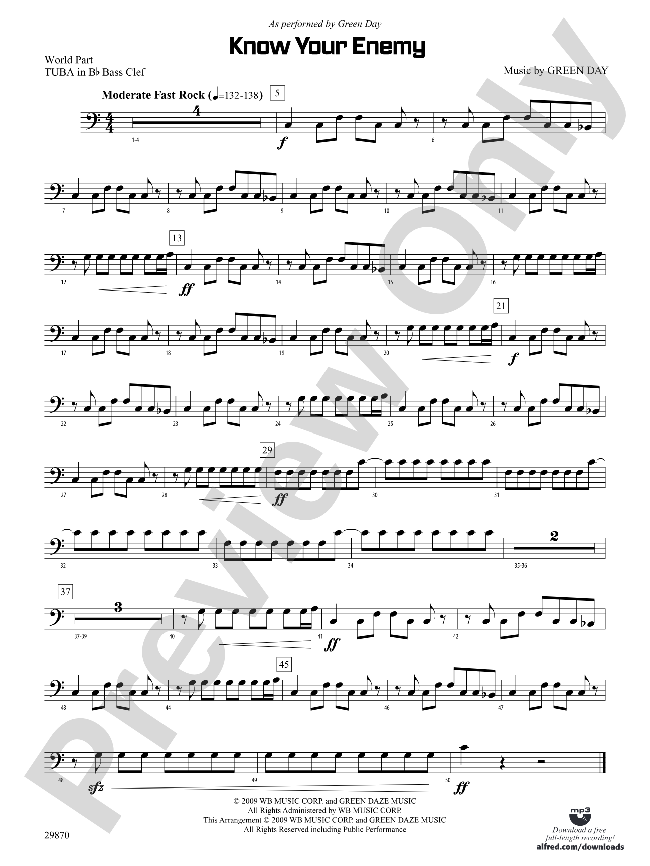 Know Your Enemy: (wp) B-flat Tuba B.C.