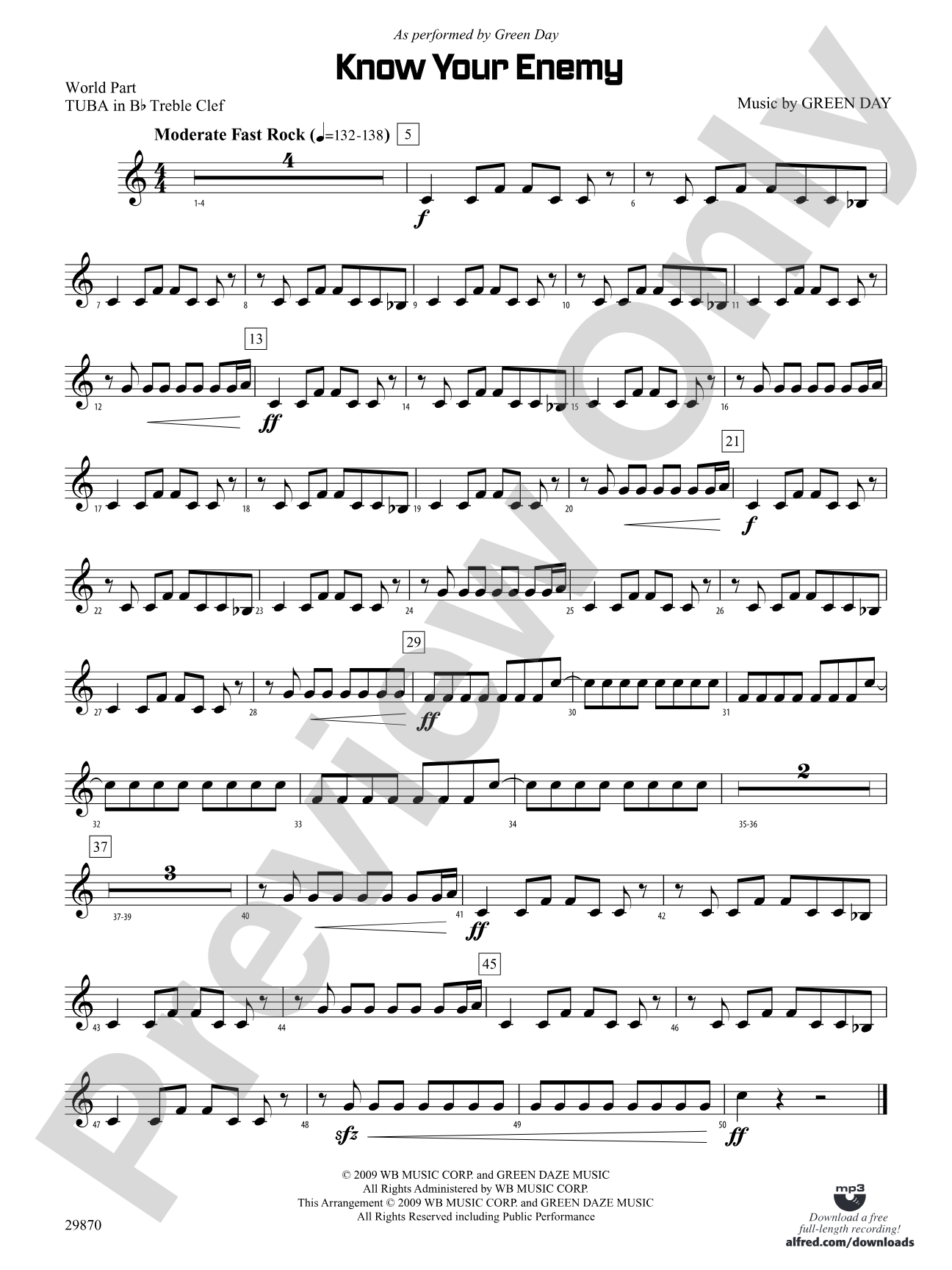 Know Your Enemy: (wp) B-flat Tuba T.C.