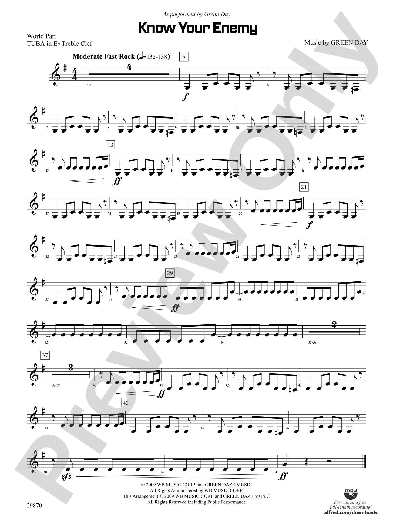 Know Your Enemy: (wp) E-flat Tuba T.C.