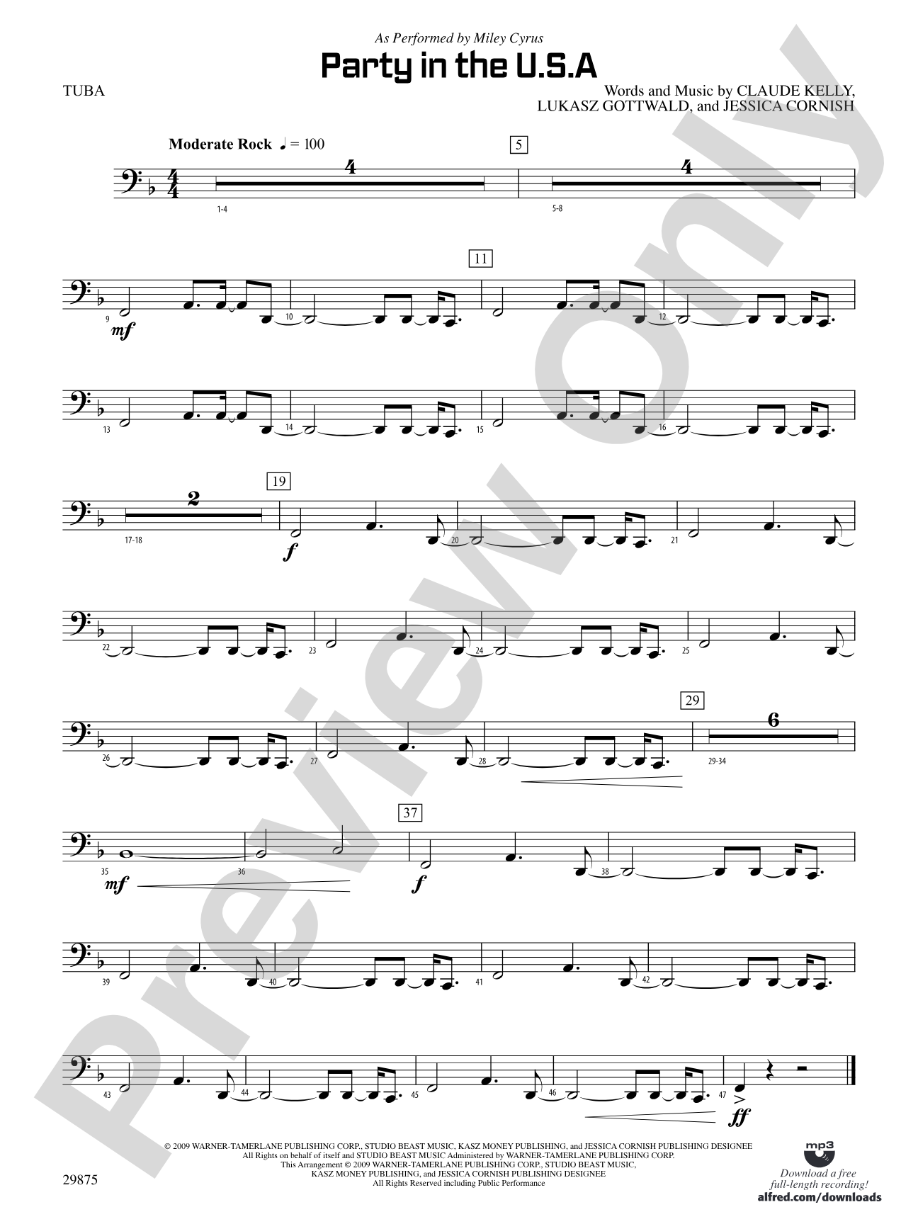 Party in the U.S.A.: Tuba