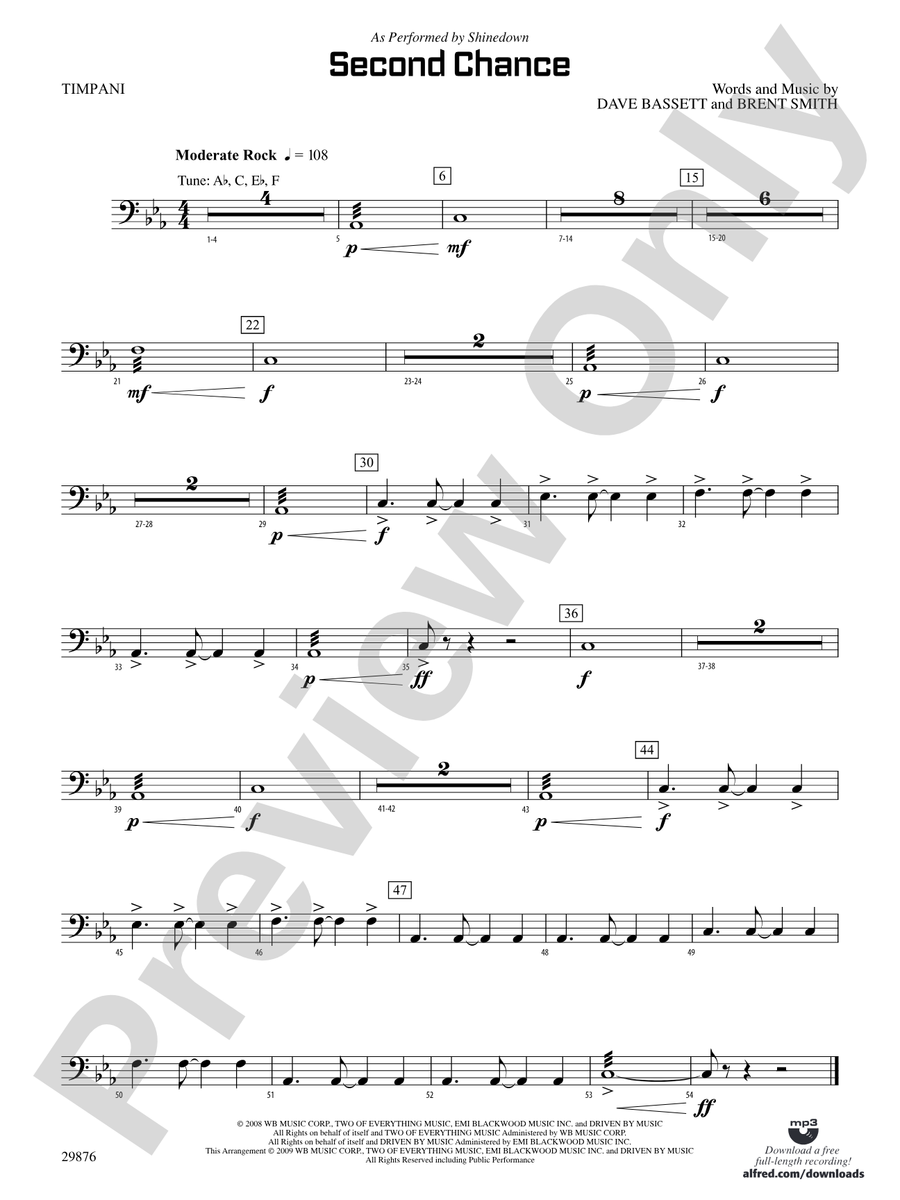 Second Chance: Timpani