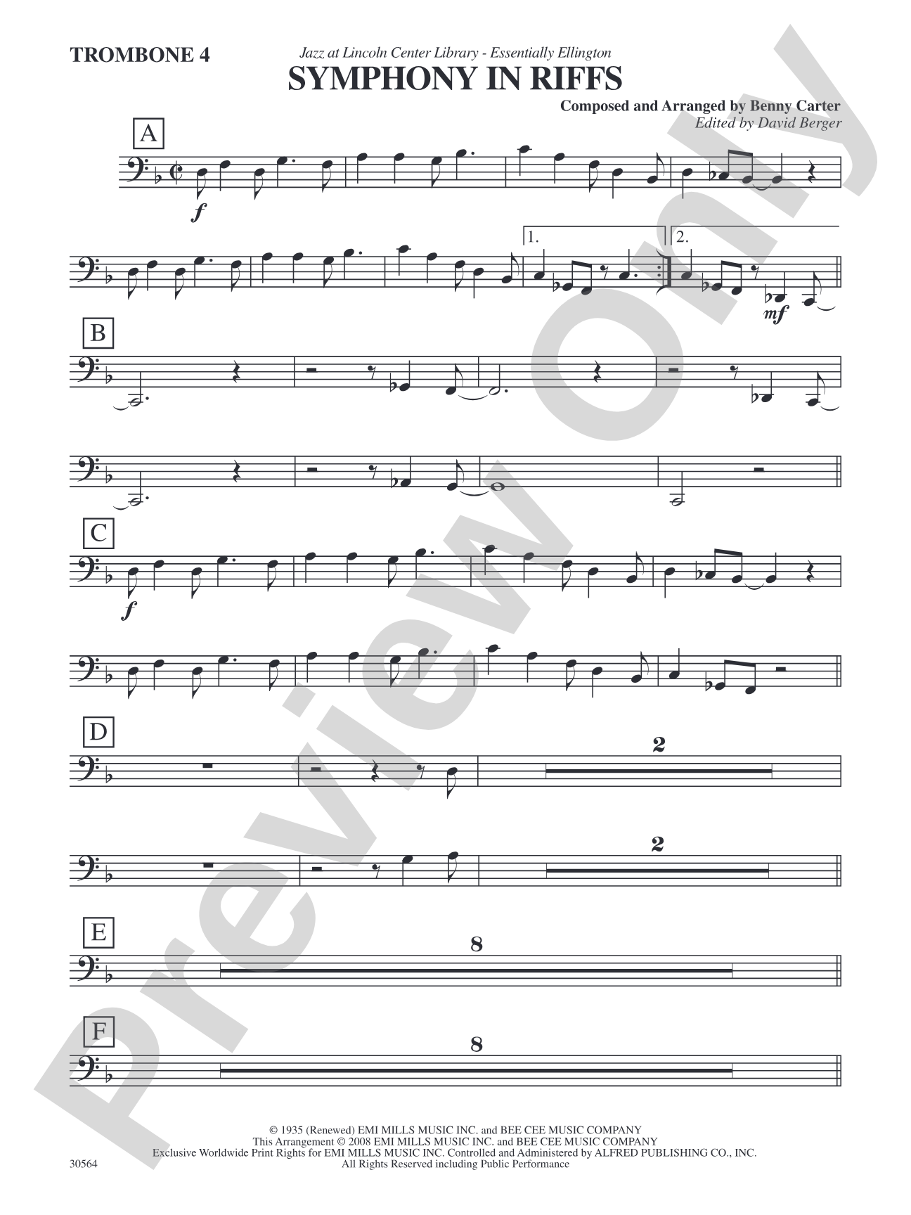 Symphony in Riffs: 4th Trombone