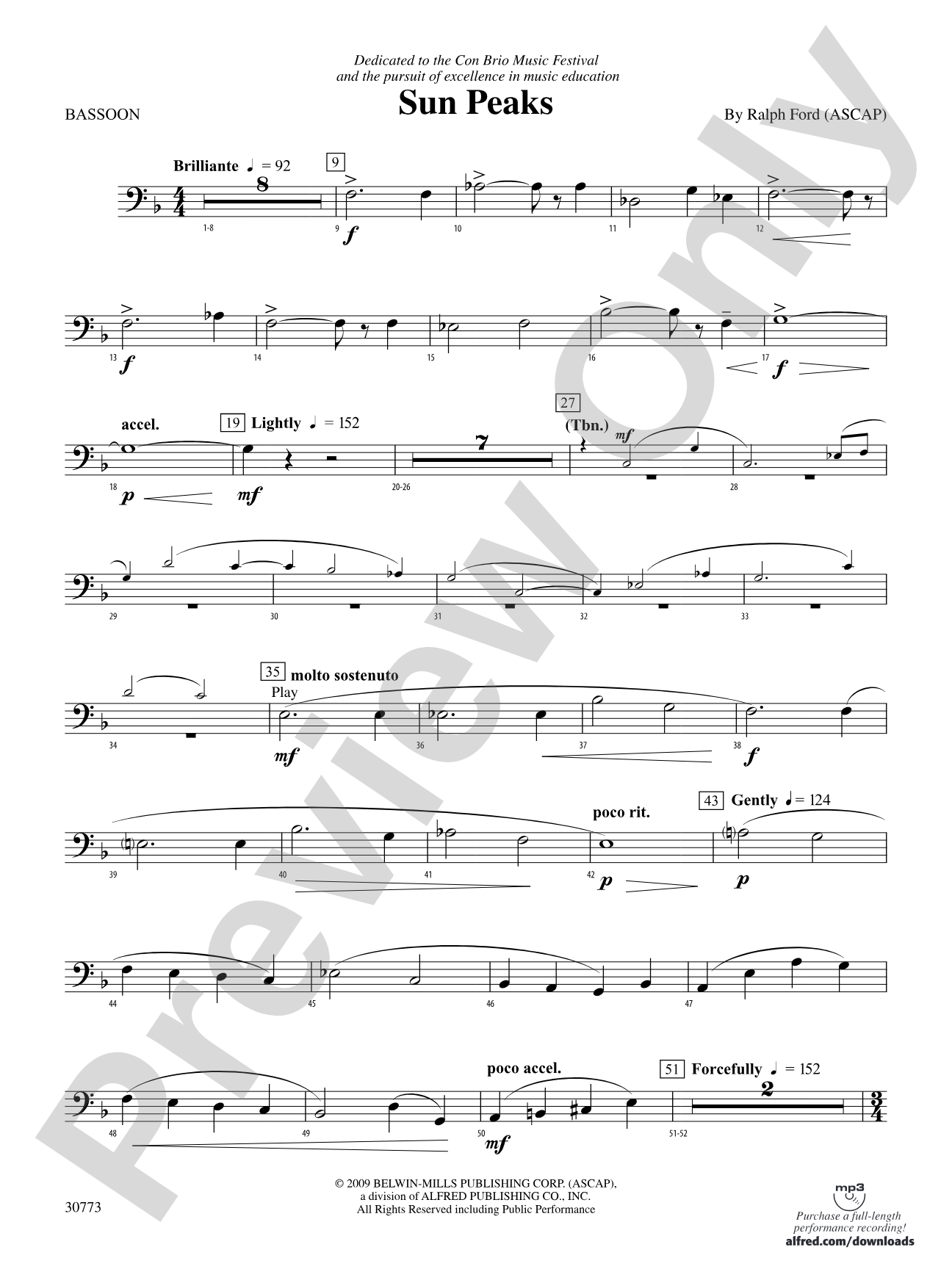 Sun Peaks: Bassoon