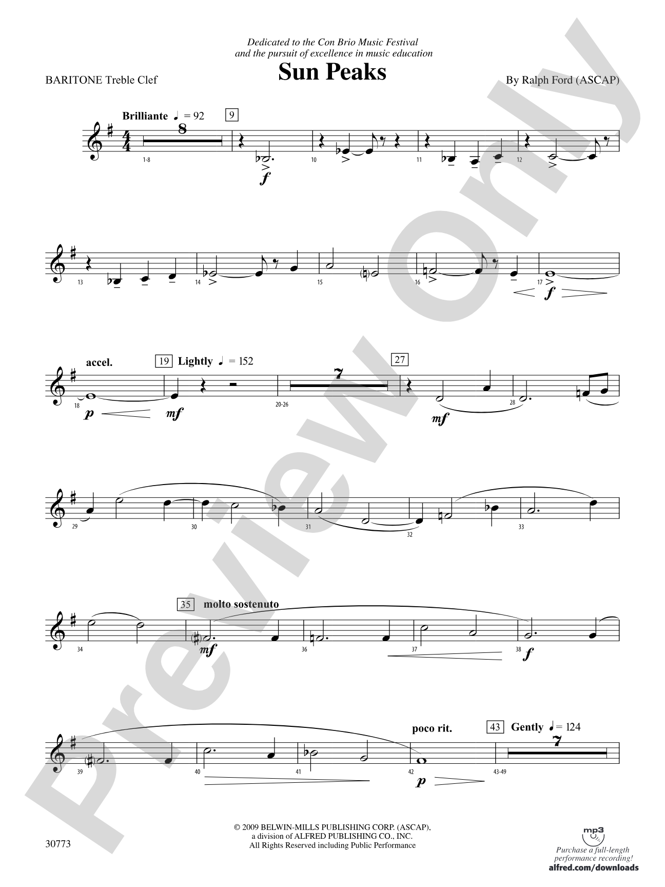 Sun Peaks: Baritone T.C.